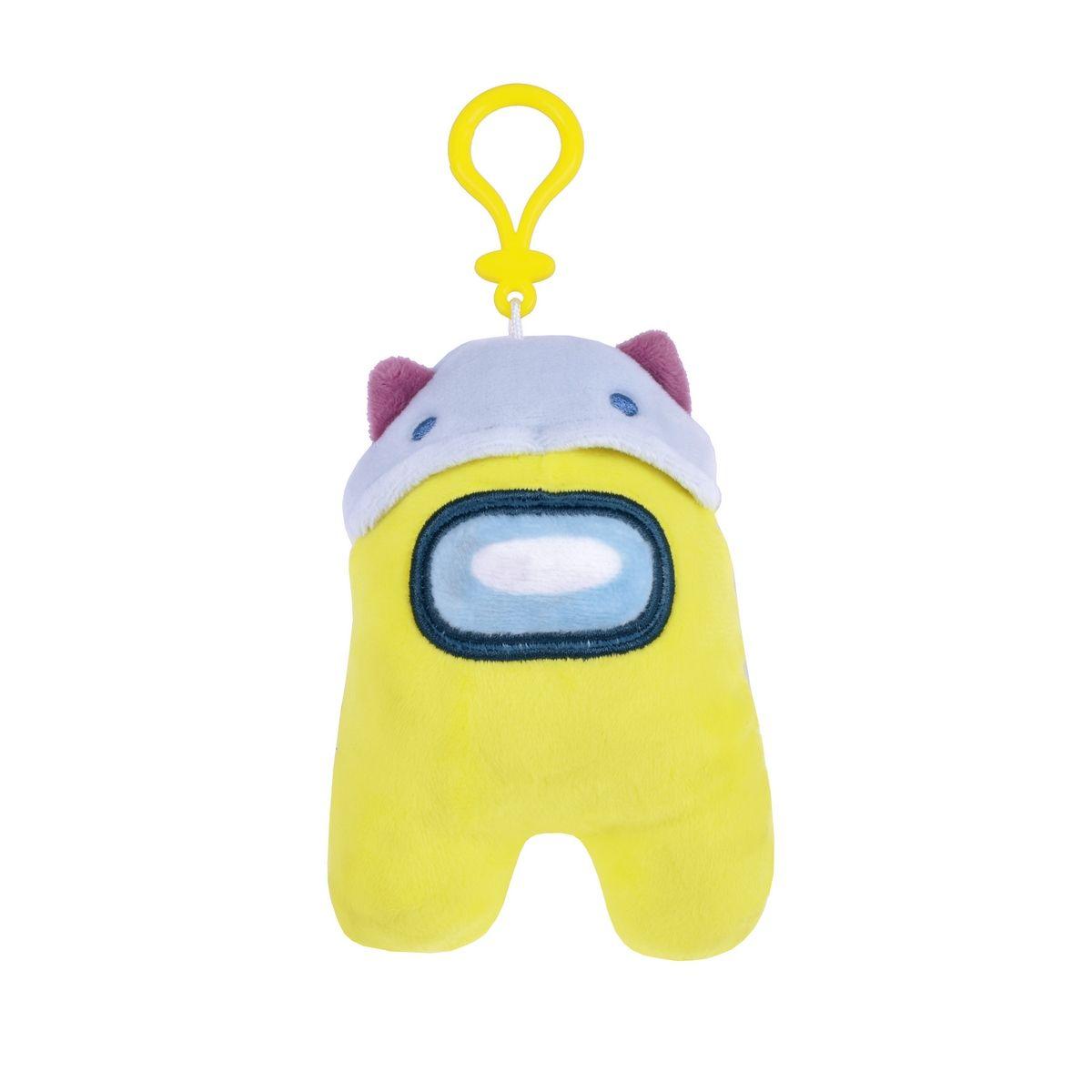 Peluche Among Us De 13 Cms Con Clip Para Colgar - Amarillo-0