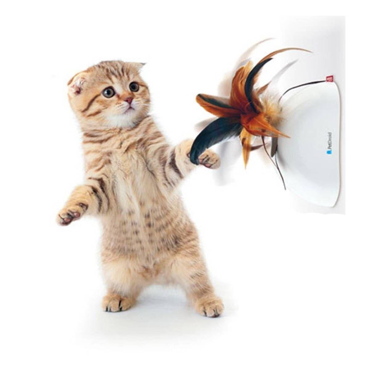 Gigwi Feather Hider Pet Droid Pluma, Sonido y Sensor Movim-2