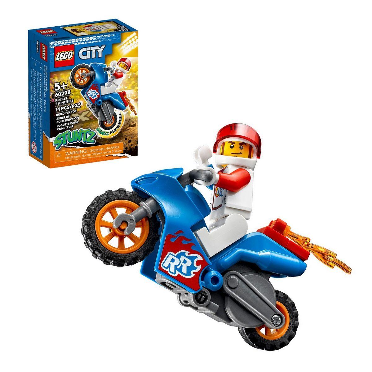 Moto Acrobática Cohete Lego City-0