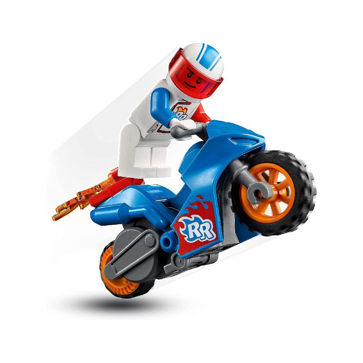Moto Acrobática Cohete Lego City-5