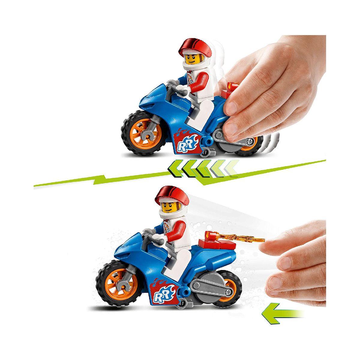 Moto Acrobática Cohete Lego City-8