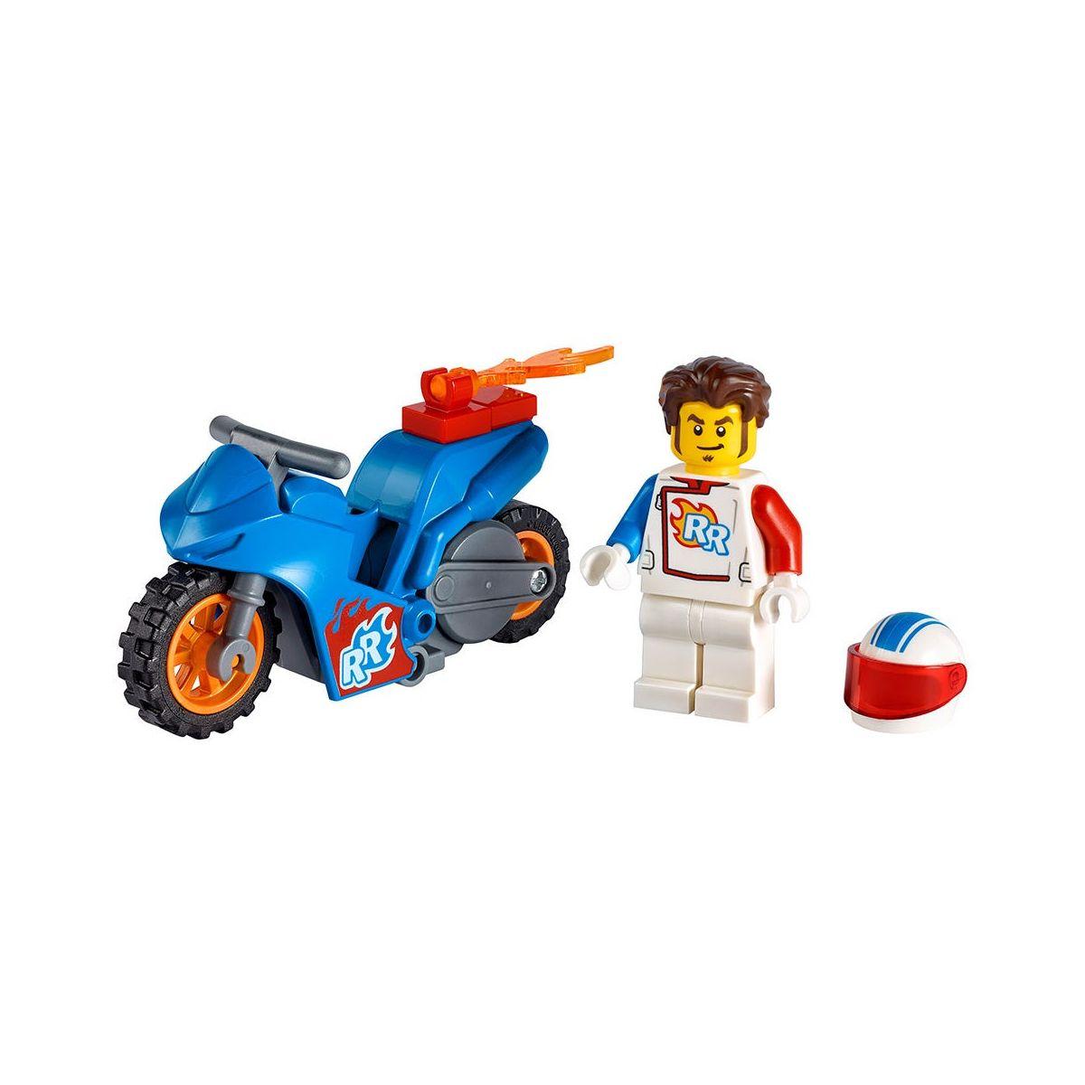 Moto Acrobática Cohete Lego City-9