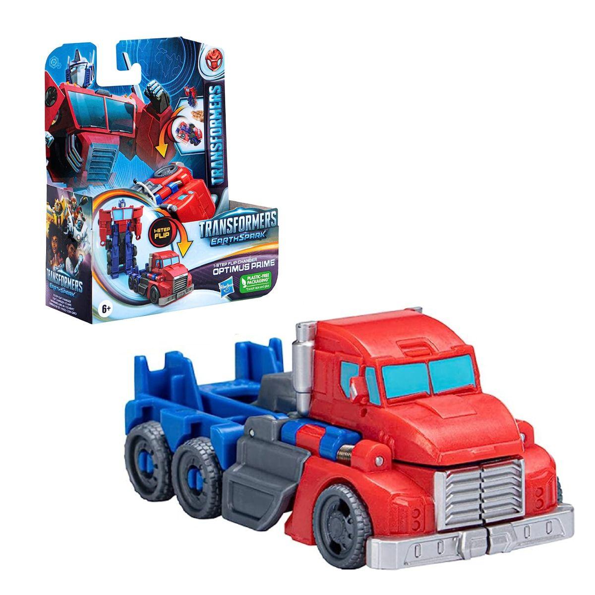 Transformer Earthspark 1-Step Flip - Optimus Prime-0