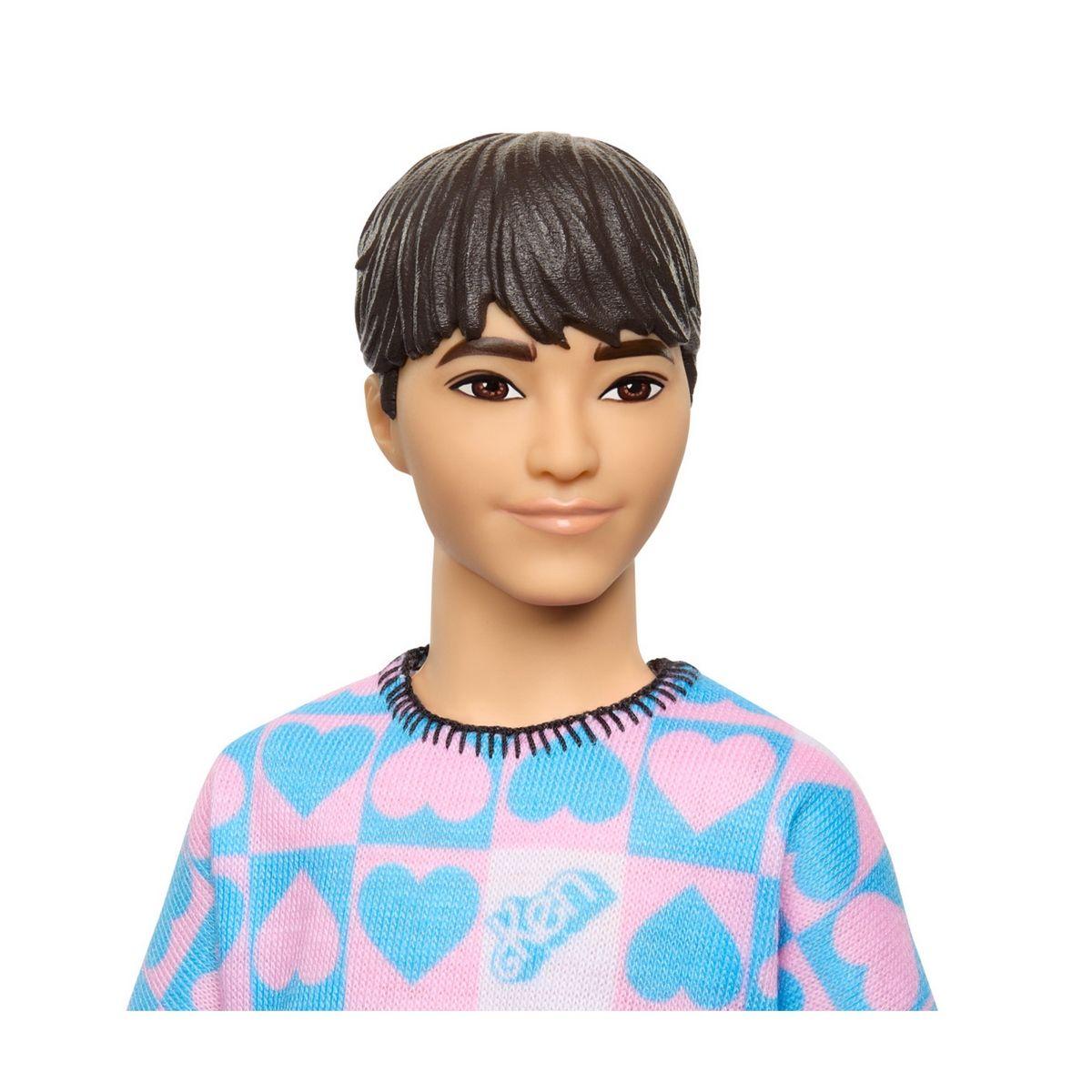 BARBIE FASHIONISTA KEN - KEN POLERA CORAZONES-3