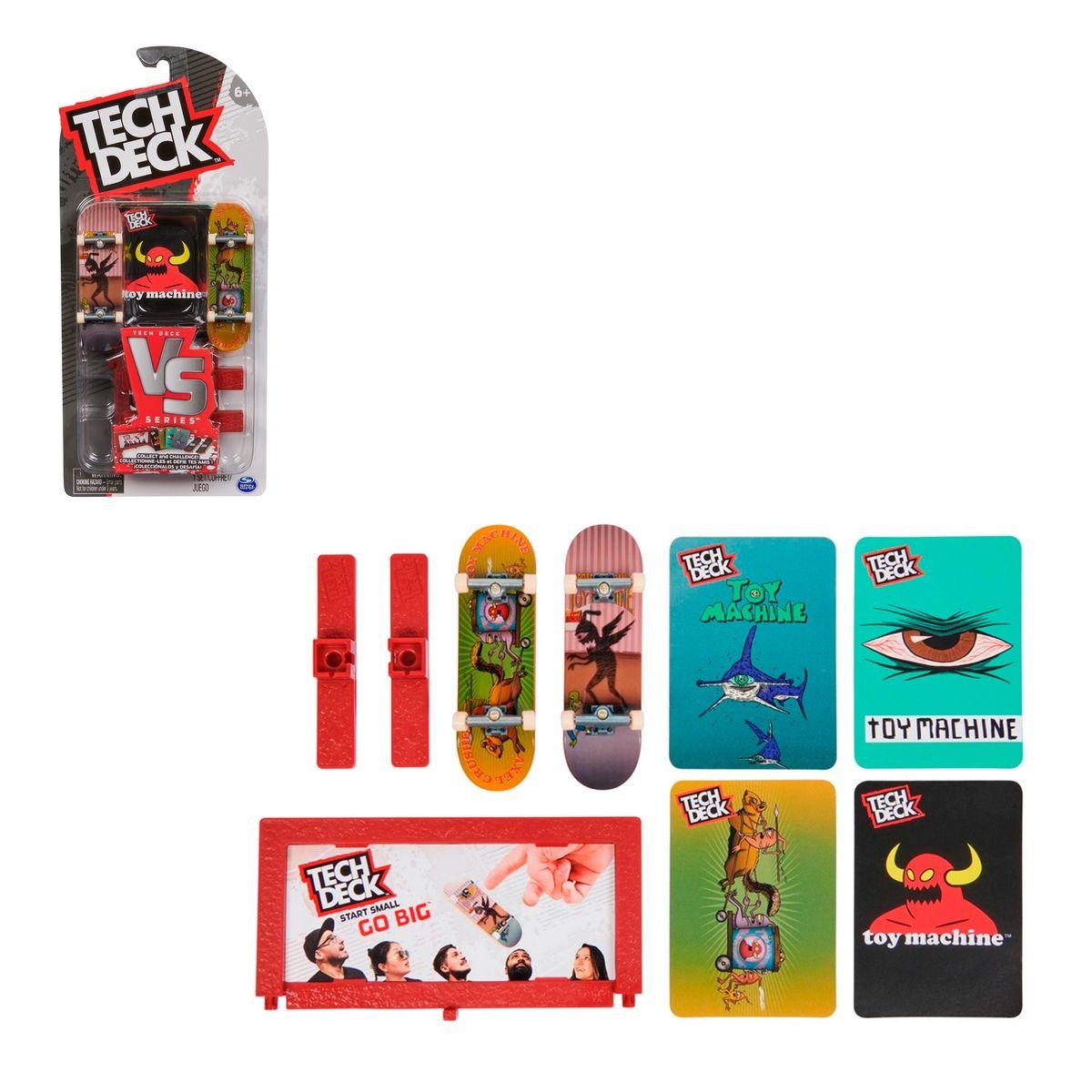 TECH DECK VERSUS 2 SKATES Y ACCESORIOS - TOY MACHINE-0