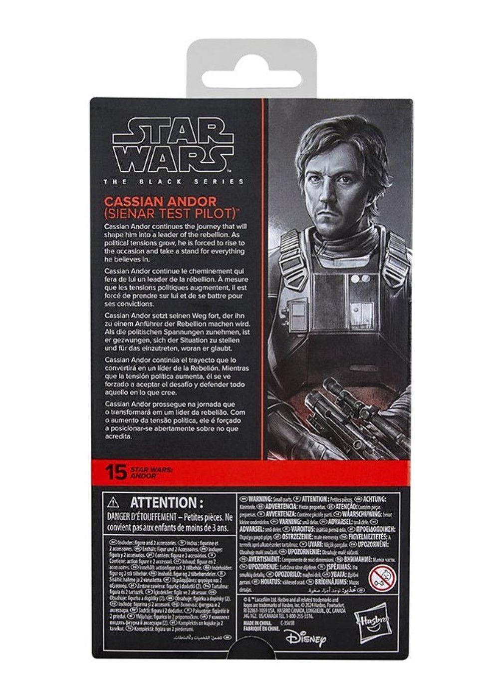 Star Wars S3 Black Figura 15cm - Cassian Andor-3
