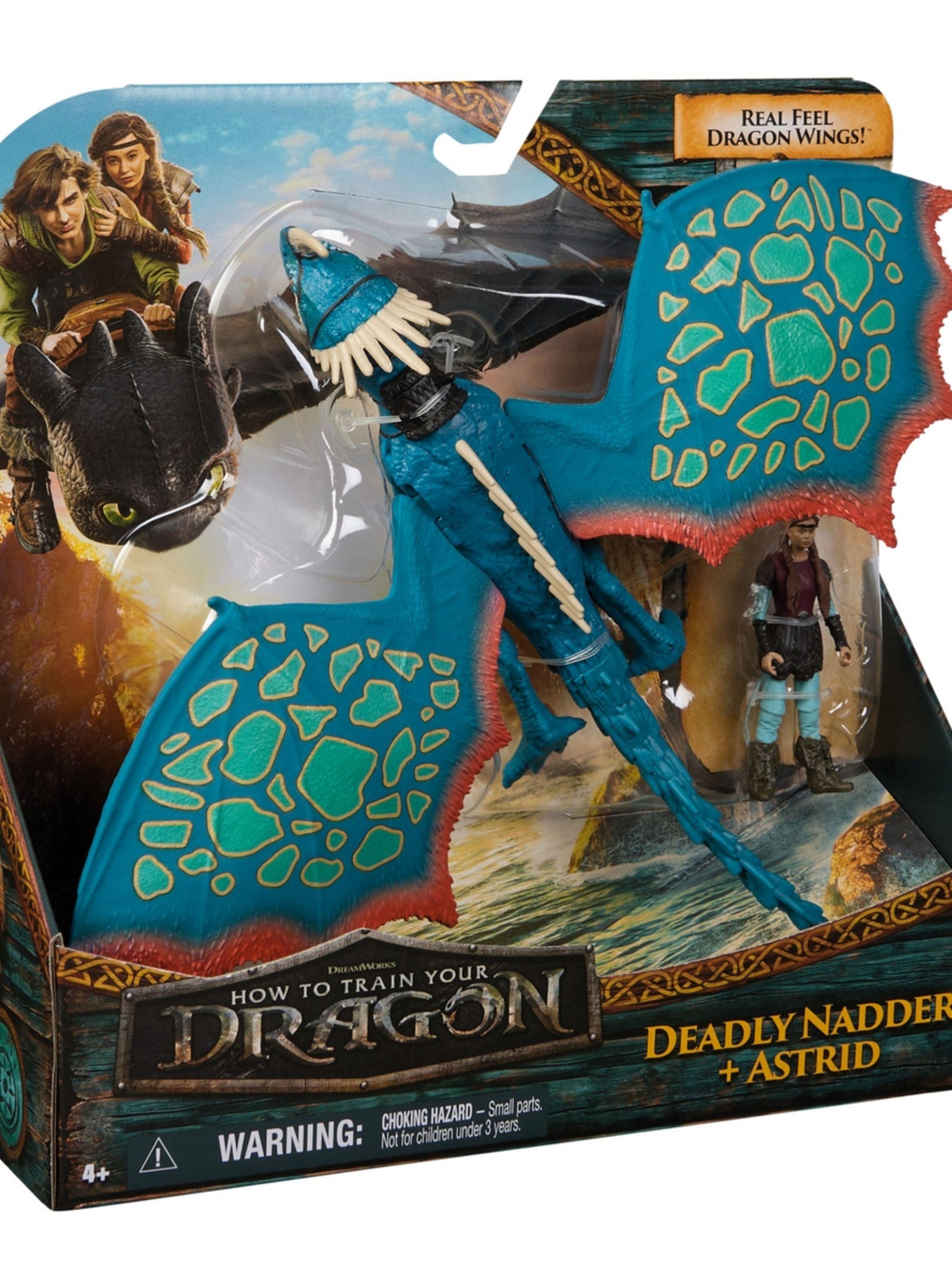 COMO ENTRENAR A TU DRAGÓN CON VIKINGO - DEADLY NADDER+ASTRID-1