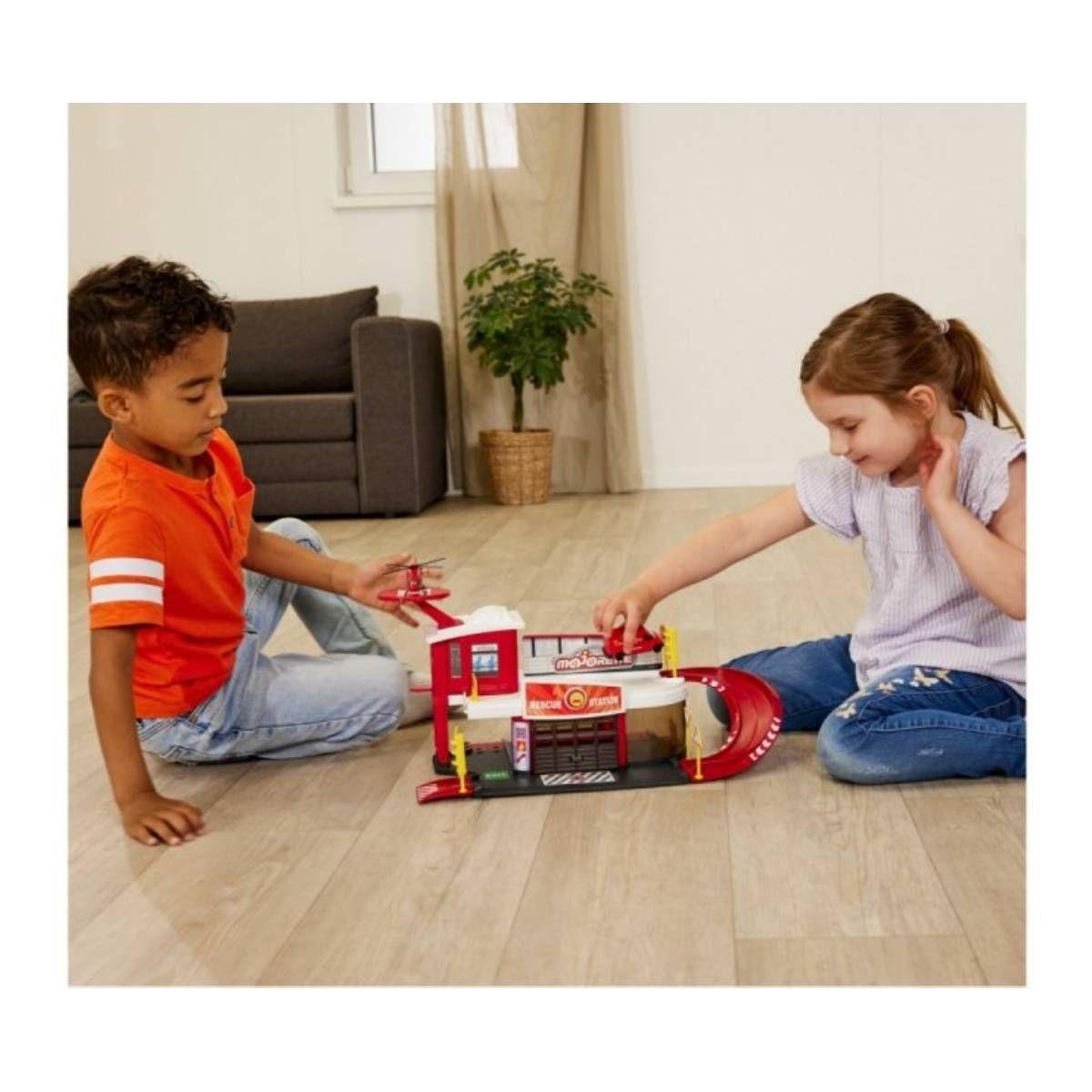 Creatix Estacion De Rescate + 1 Vehiculo Majorette-1