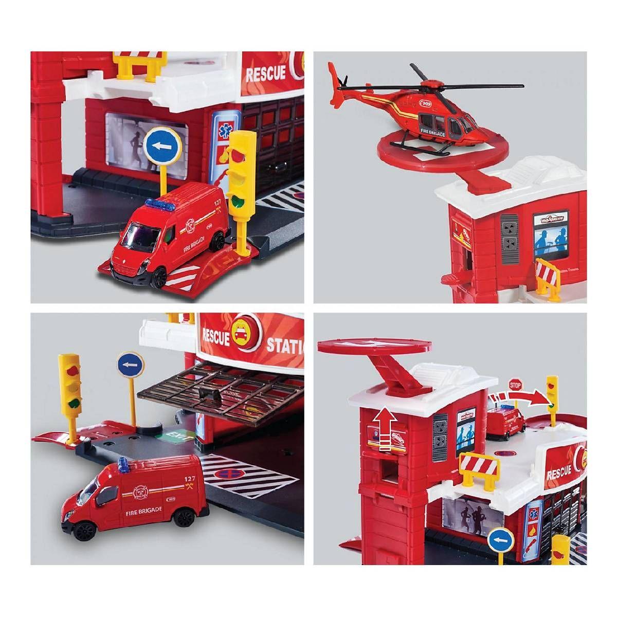 Creatix Estacion De Rescate + 1 Vehiculo Majorette-4