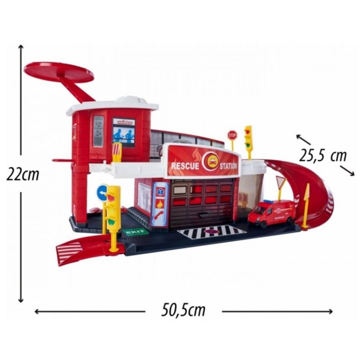 Creatix Estacion De Rescate + 1 Vehiculo Majorette-5