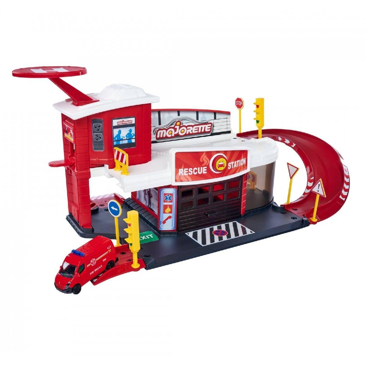 Creatix Estacion De Rescate + 1 Vehiculo Majorette-6