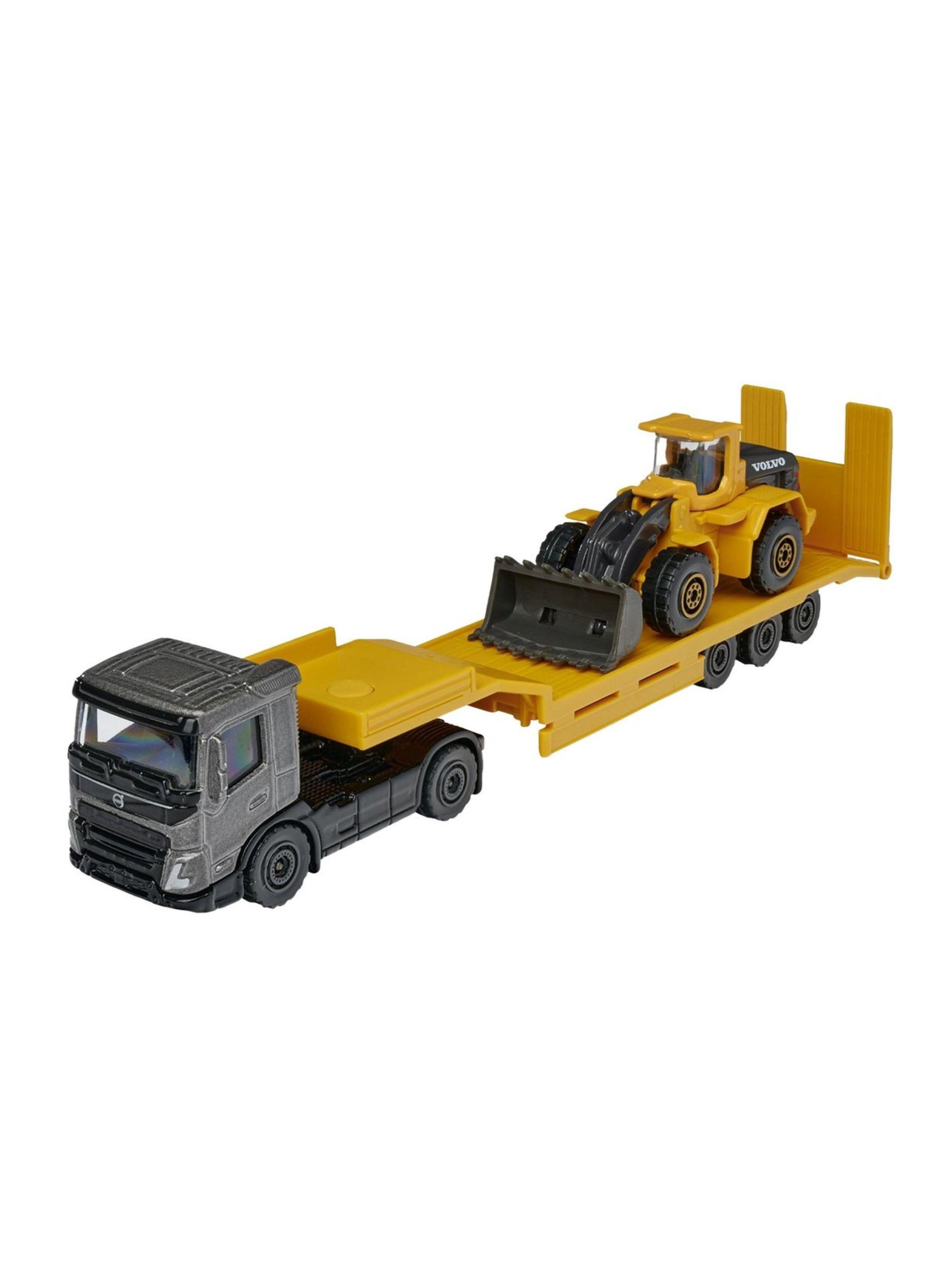 Vehículo de construcción MAJORETTE Volvo FMX con tráiler-0