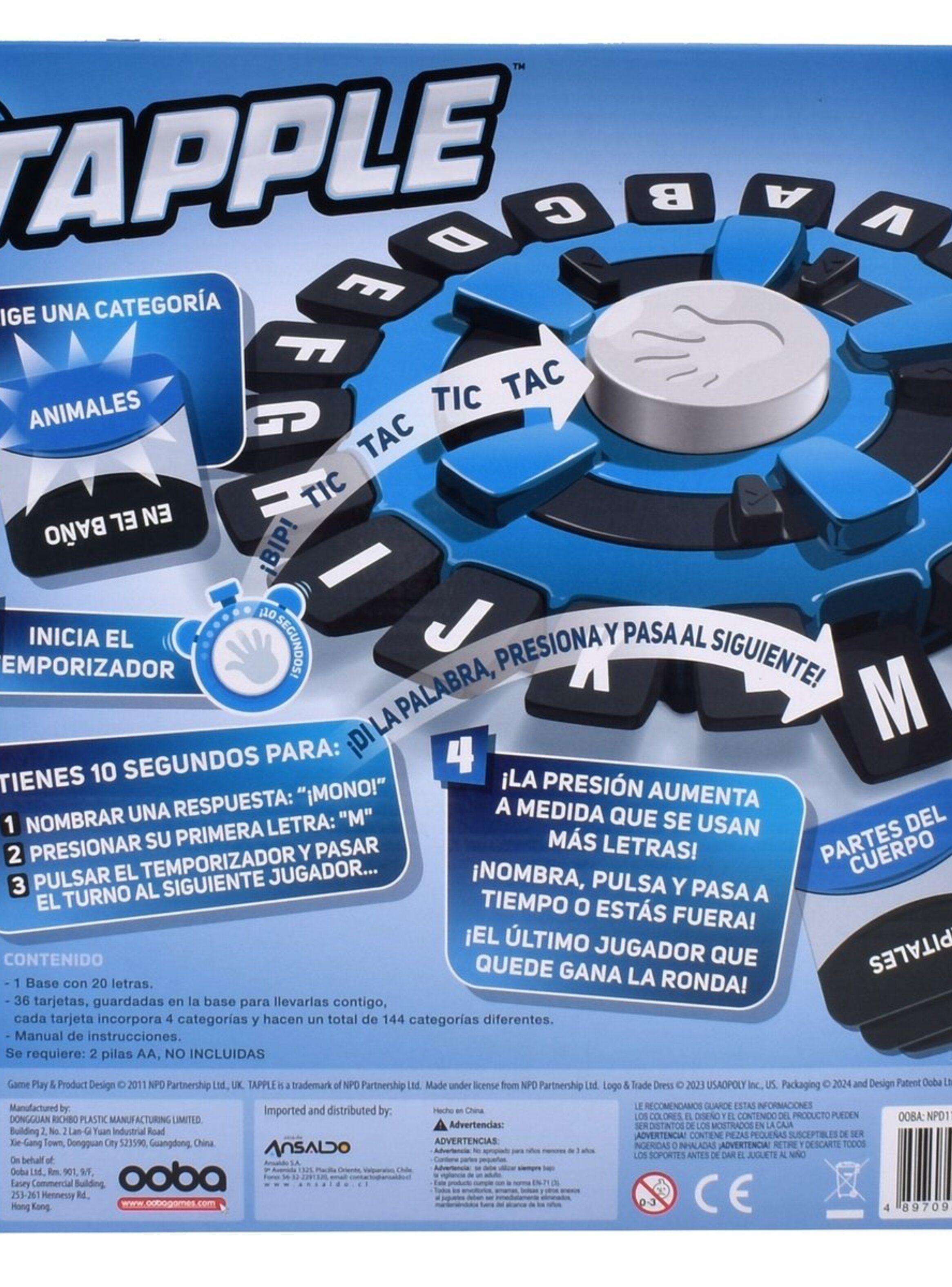 JUEGO DE MESA TAPPLE (¡BASTA!) - ANSALDO GAMES-3