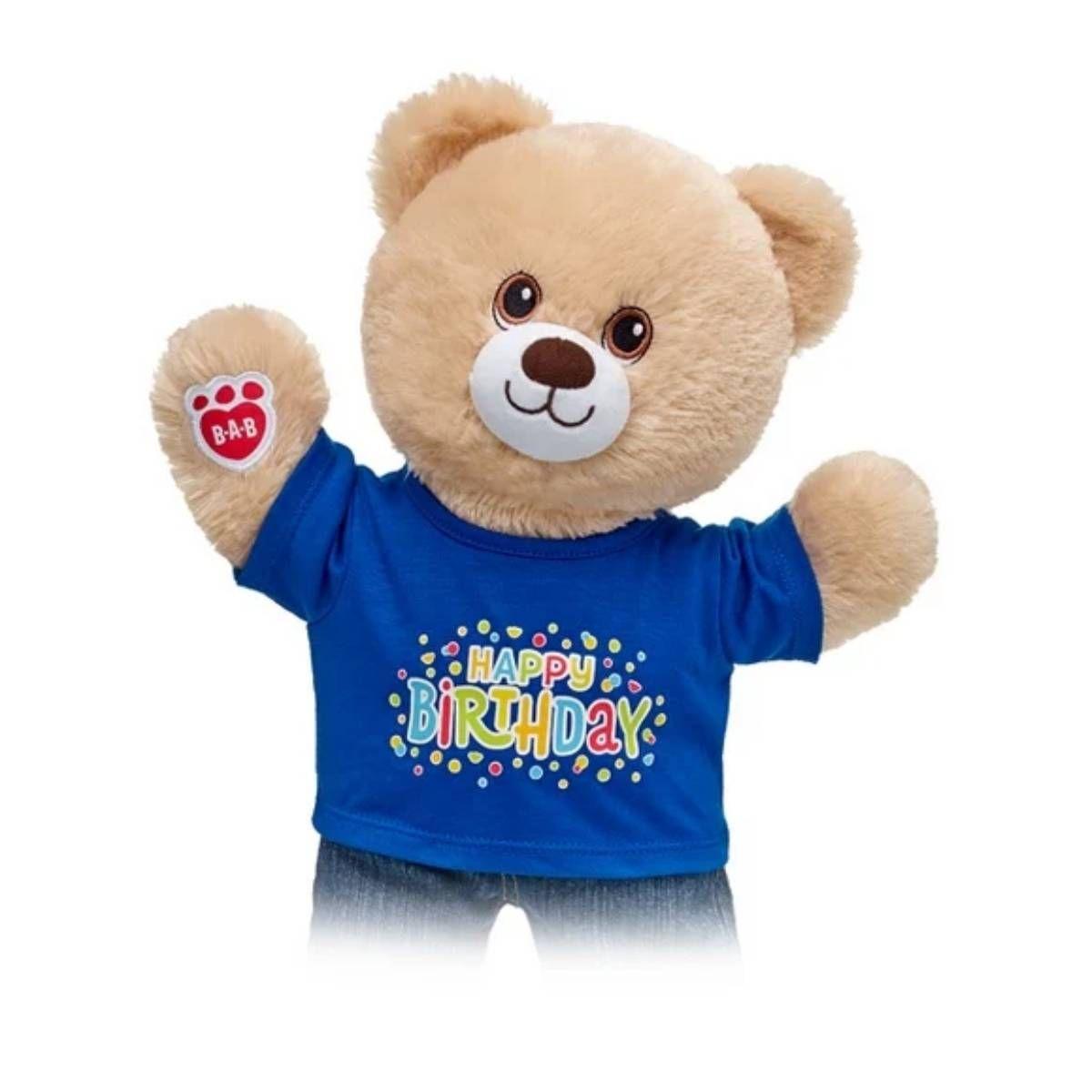Polera Cumpleaños Azul 2 Build A Bear-2