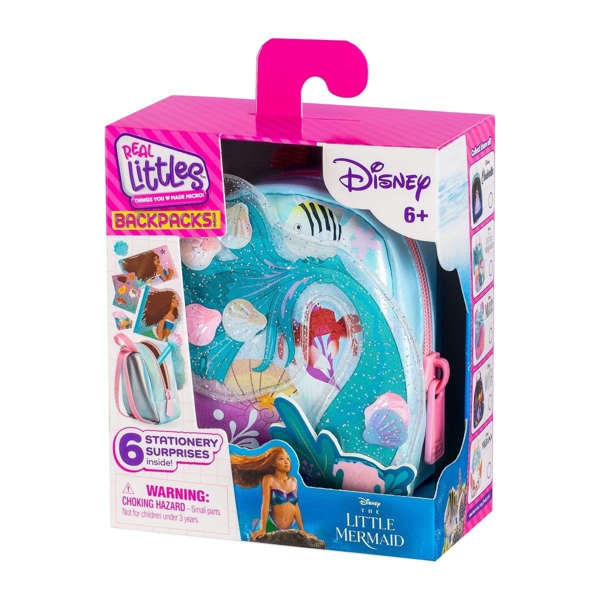 Mochila Disney Real Littles Sirenita con accesorios-2