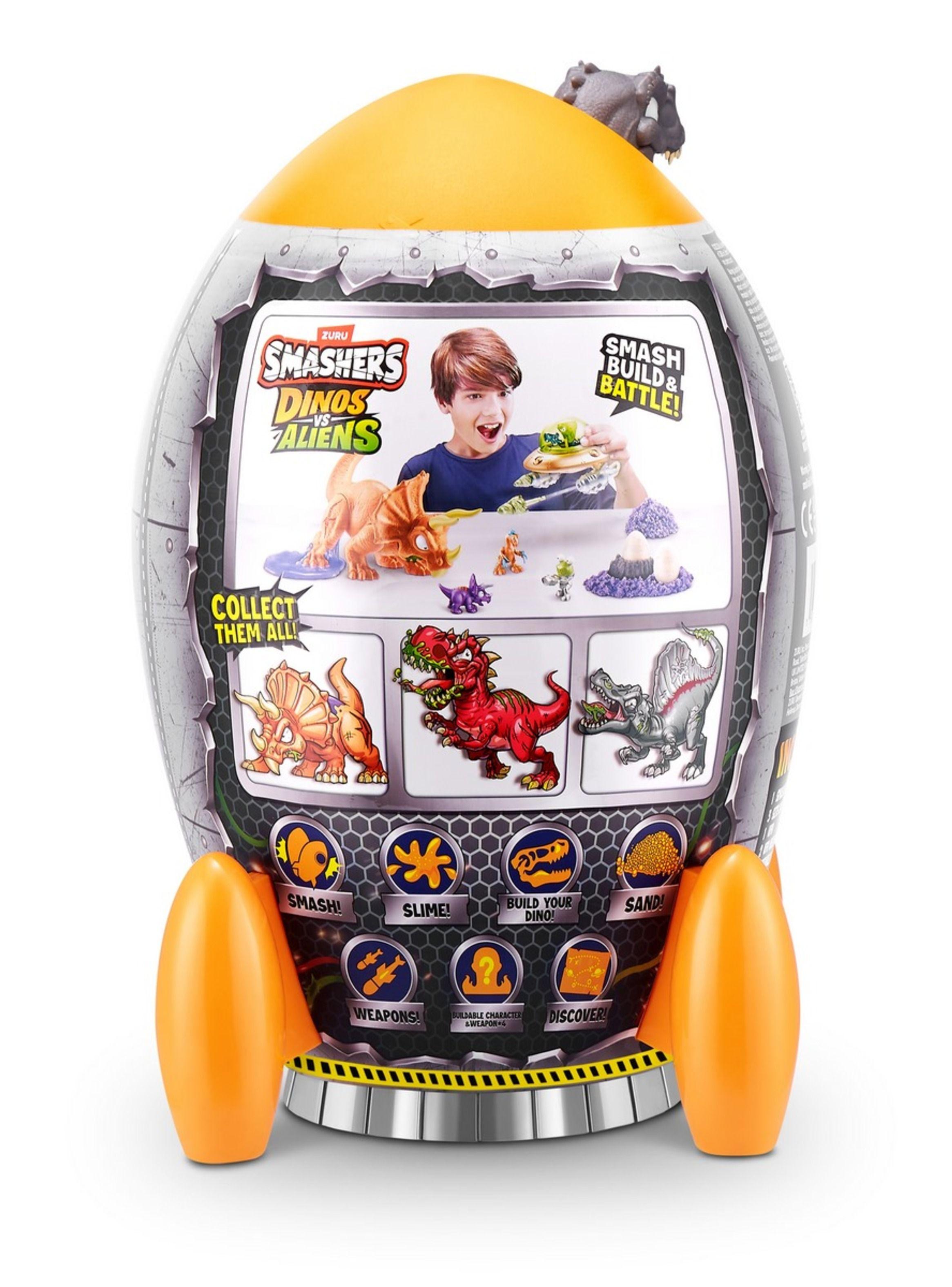 Huevo Smashers Dinosaurios V/S Aliens De Zuru-2