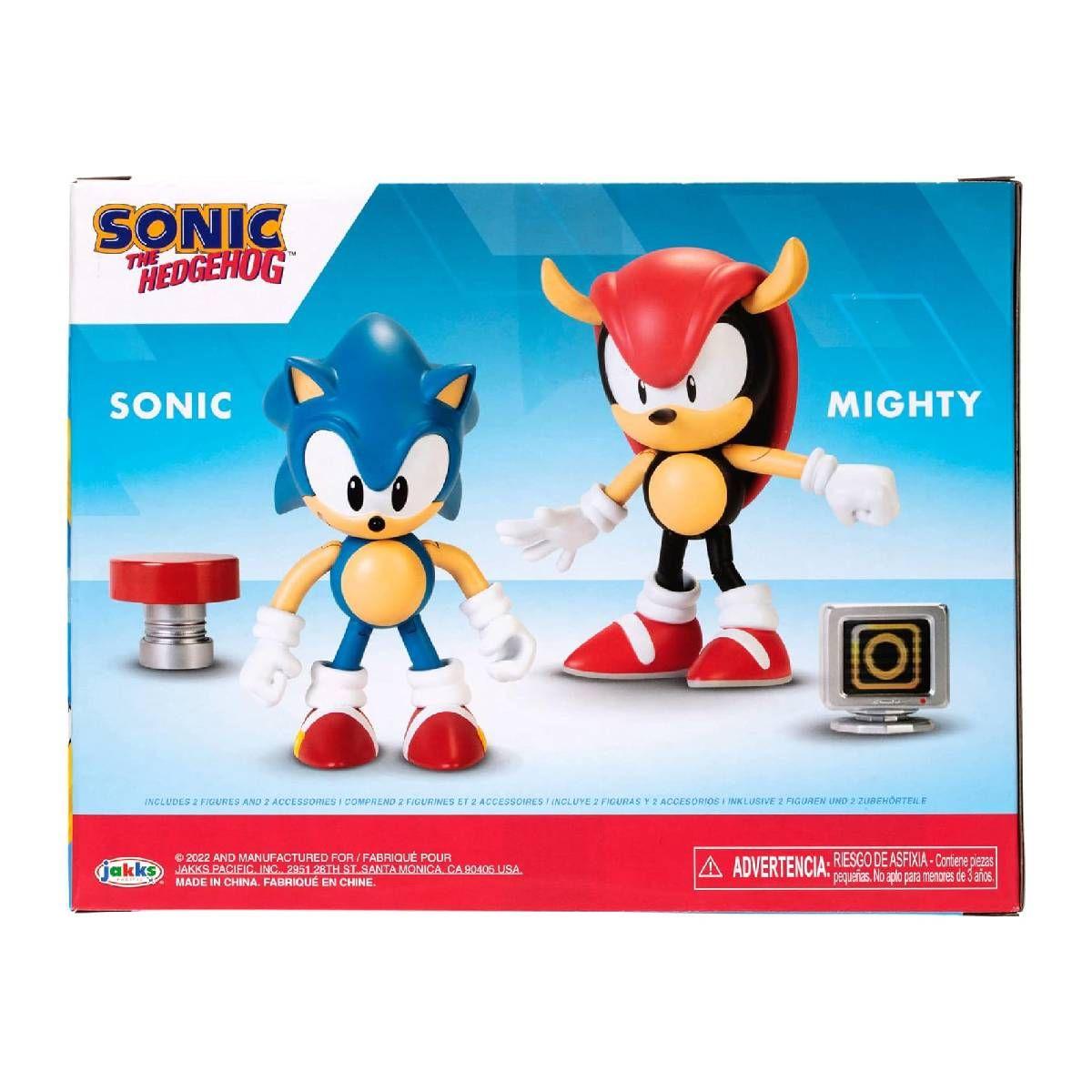 Pack 2 Figuras De 10 Cms - Sonic & Classic Mighty-7