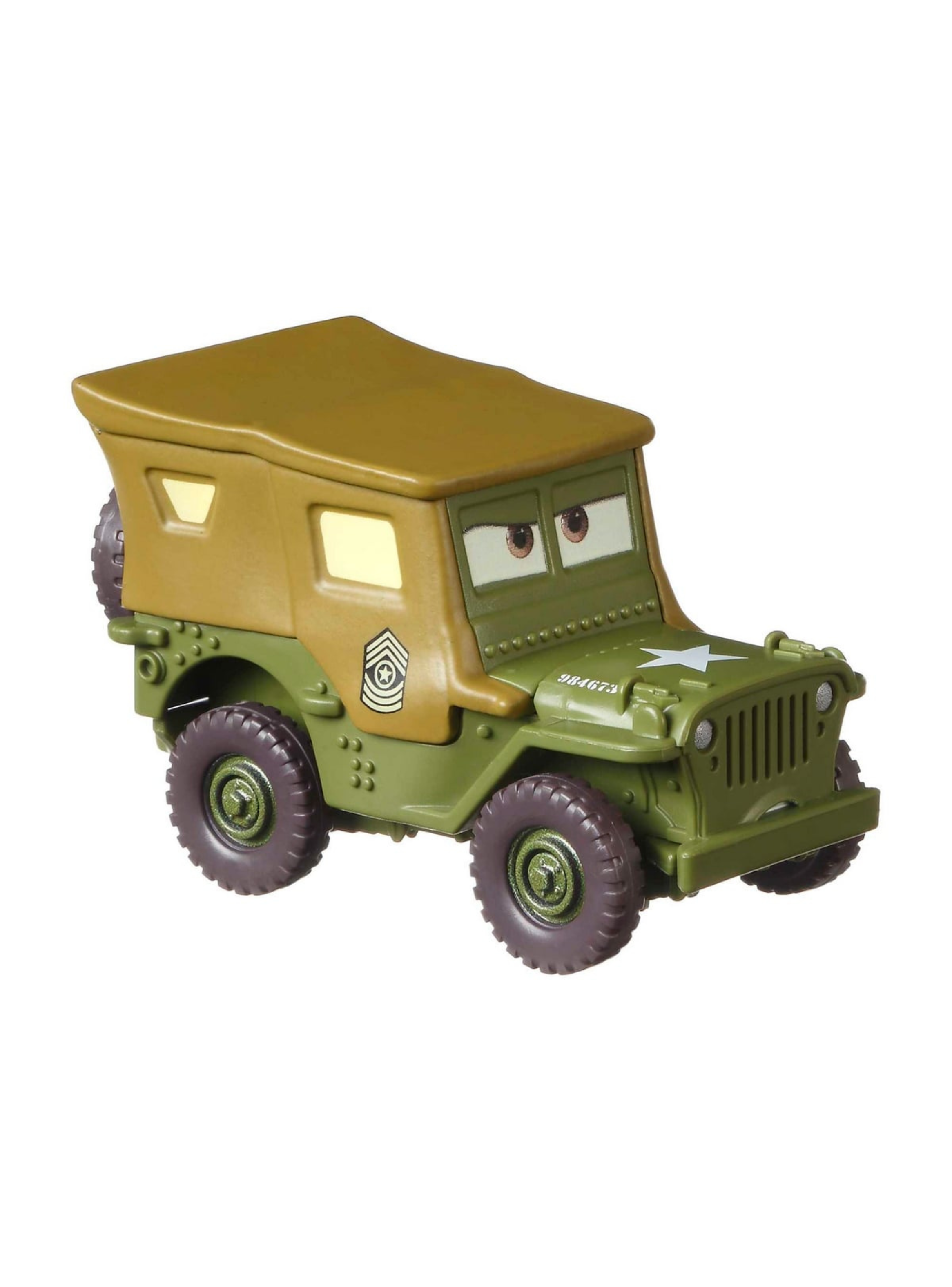 DISNEY PIXAR CARS DE AUTOS BASICOS 1:55 - SARGENTO-0