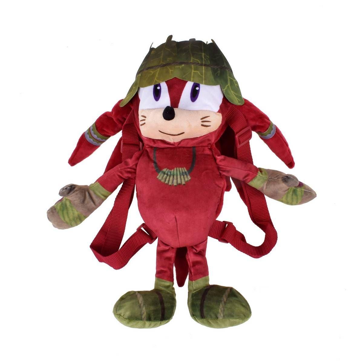 Peluche Mochila De 30 Cms Sonic - Knukles-1