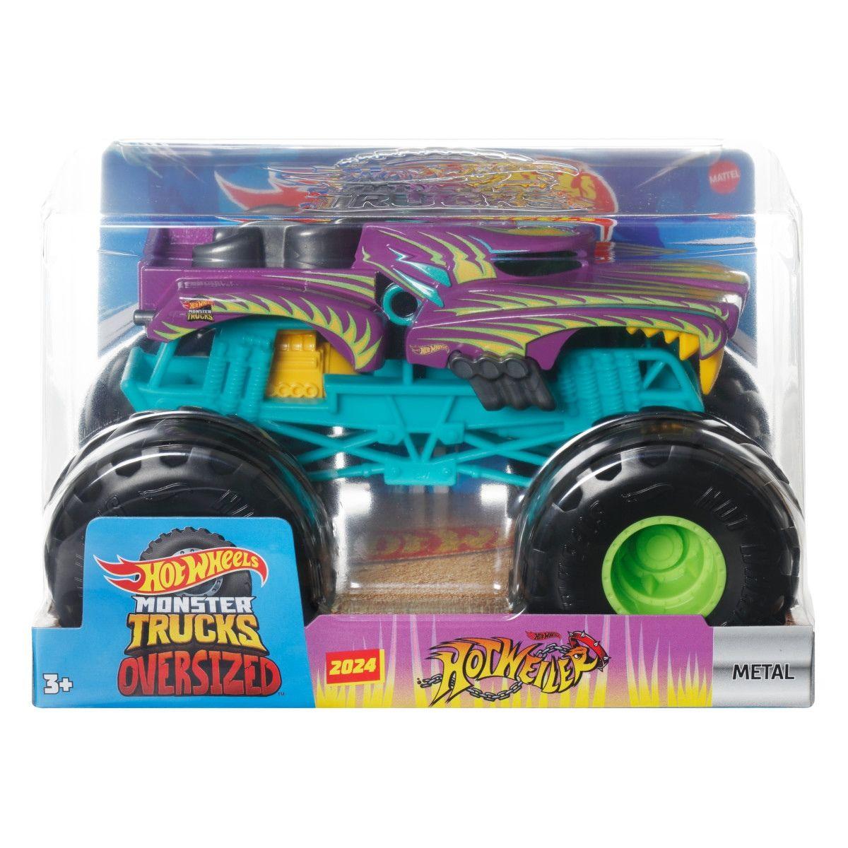 HOT WHEELS MONSTER TRUCKS ESCALA 1:24 - HOTWEILER-3