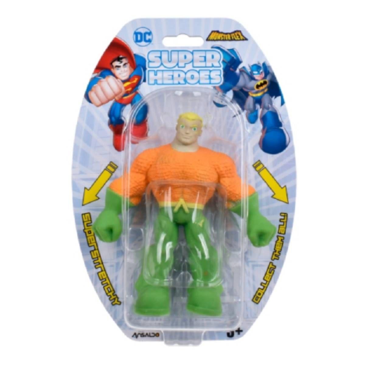 Aquaman - Figura Strech Elastica Monster Flex De 14 Cms-2