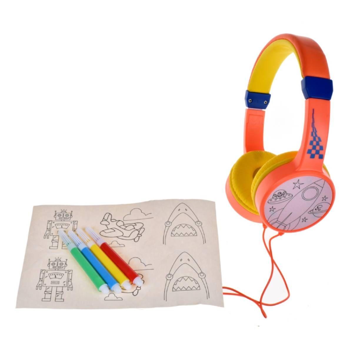 Audifono Infantil Para Pintar-1