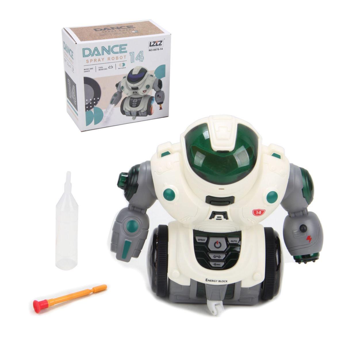 ROBOT 18 CMS LANZA HUMO CON LUCES Y SONIDOS-0