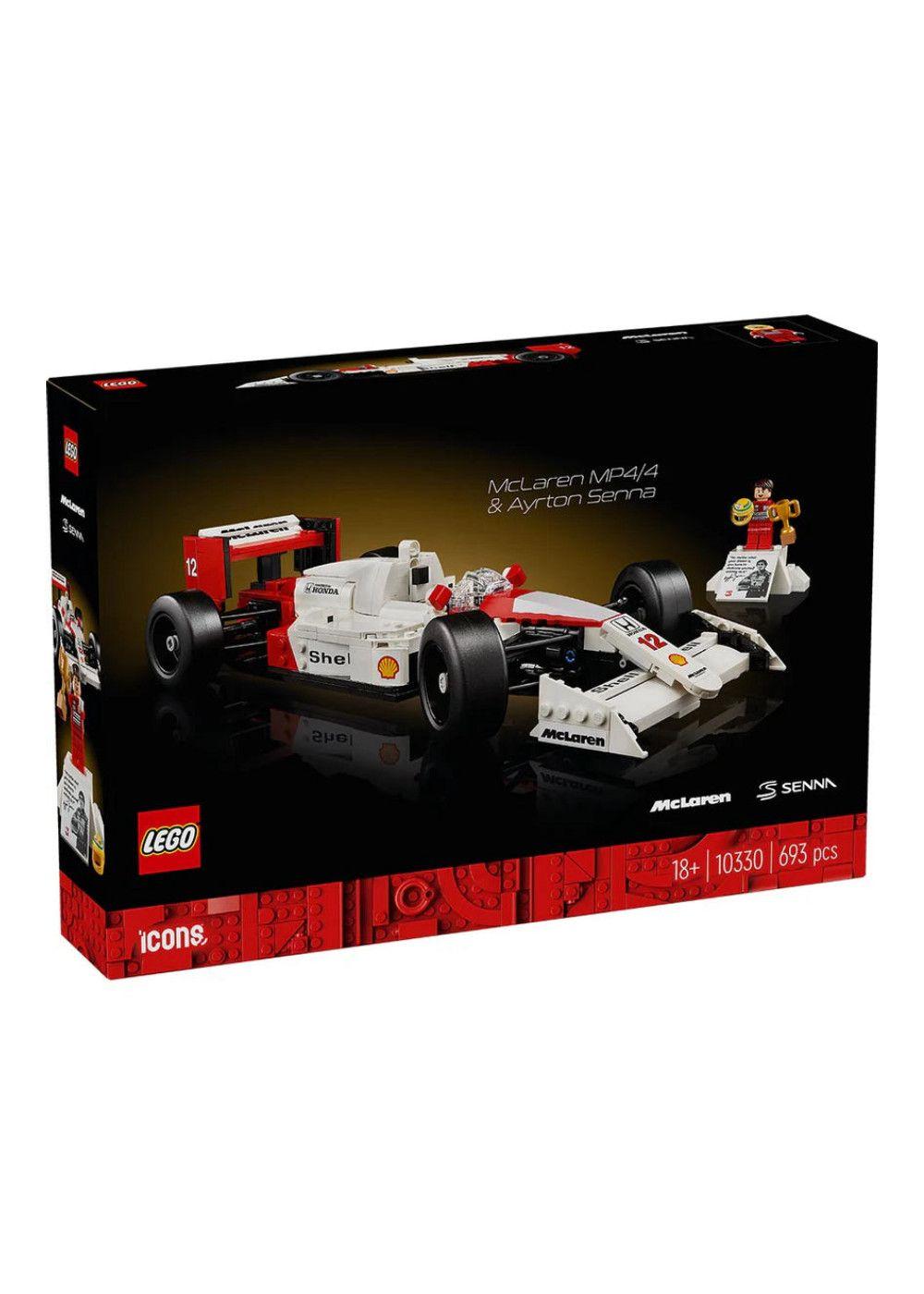MCLAREN MP4/4 Y AYRTON SENNA LEGO ICONS-2