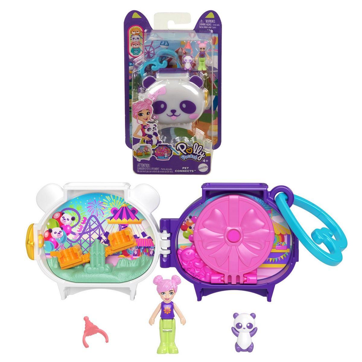 POLLY POCKET COLECCIÓN MINI MUNDO DE MASCOTAS - PANDA-0