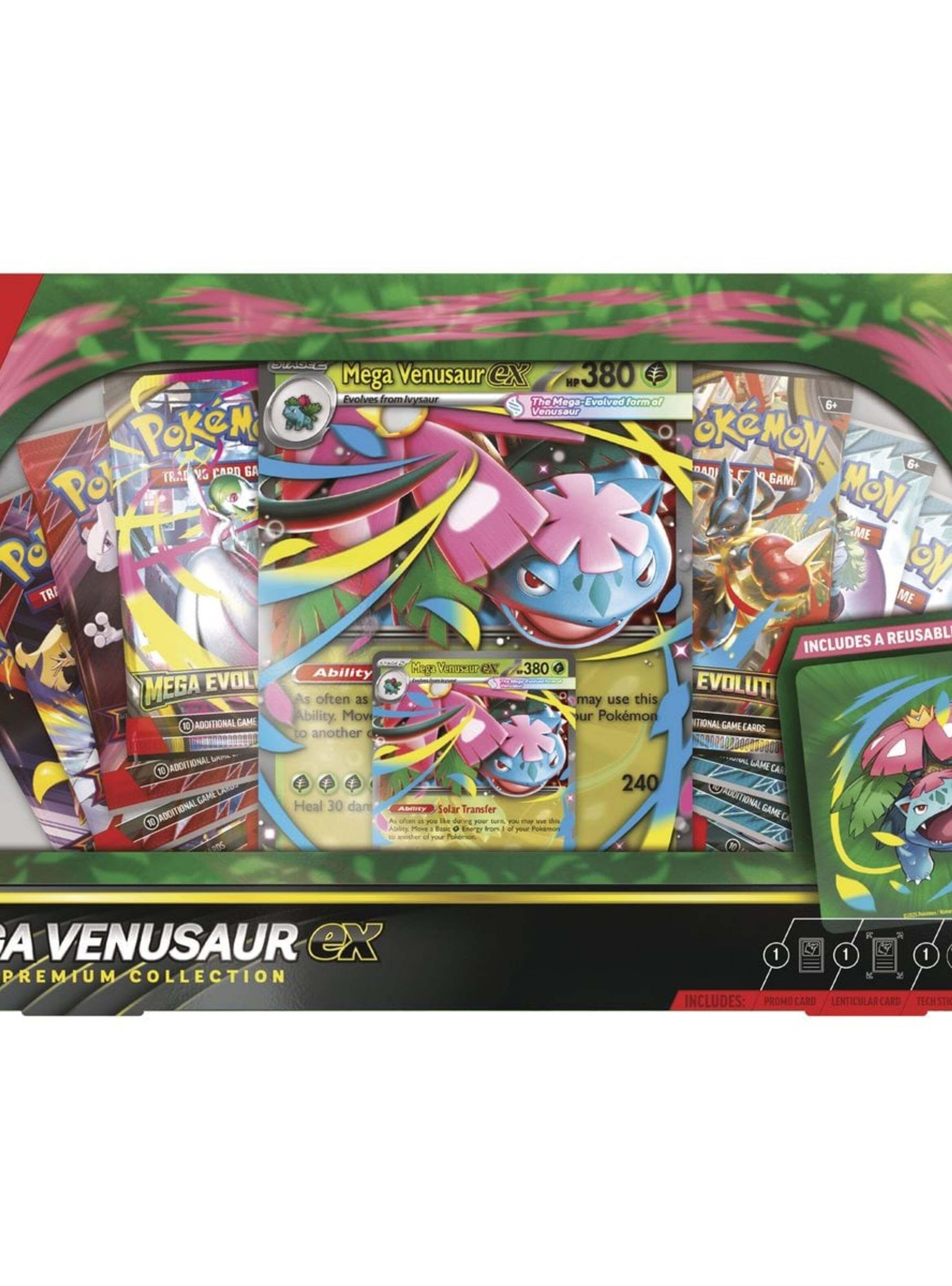 Pokémon Tcg Mega Venusaur Ex Premium Collection Inglés-2