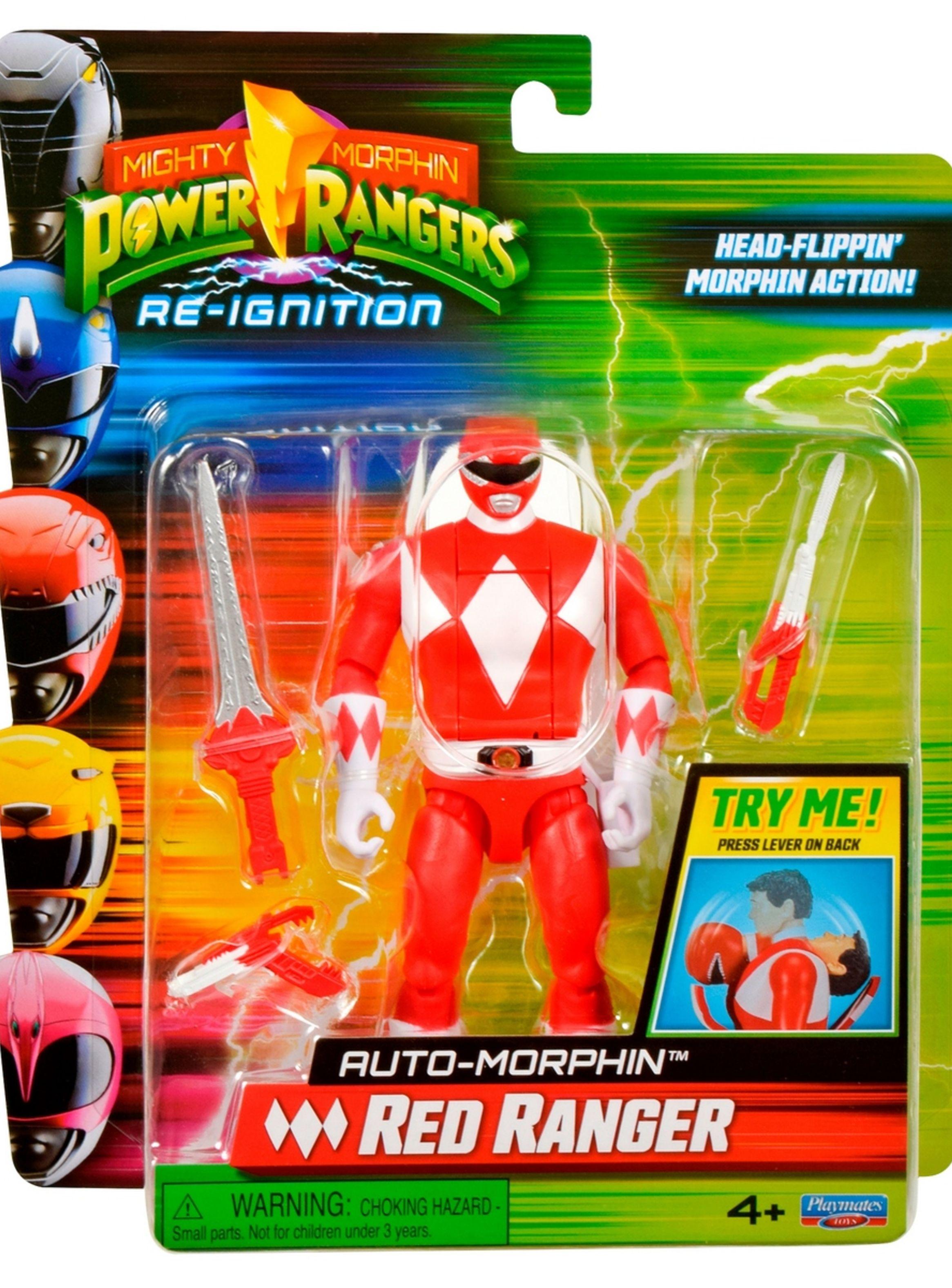 Power Rangers Figura Gira Cabeza - Red Ranger-2