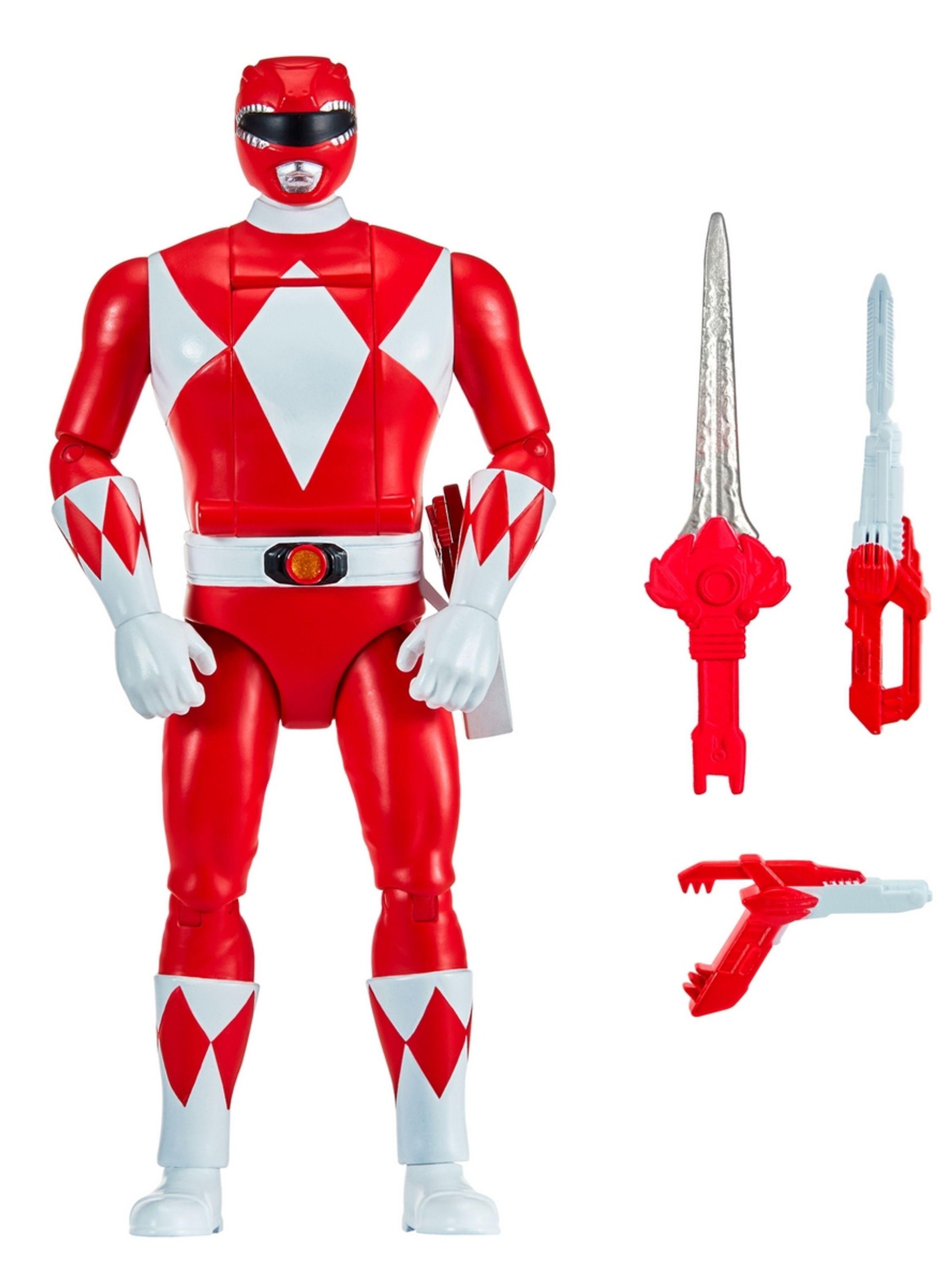 Power Rangers Figura Gira Cabeza - Red Ranger-3