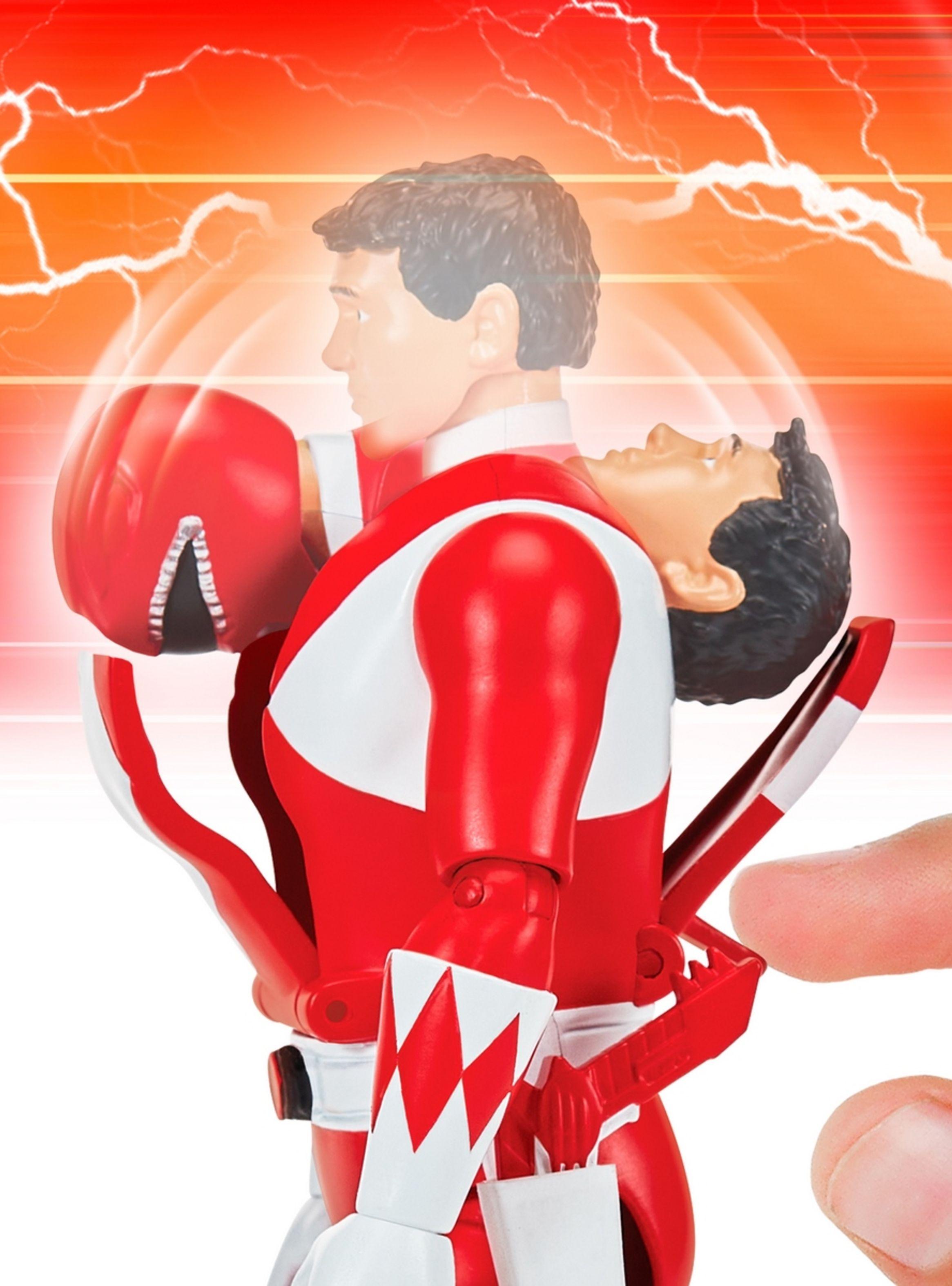 Power Rangers Figura Gira Cabeza - Red Ranger-4