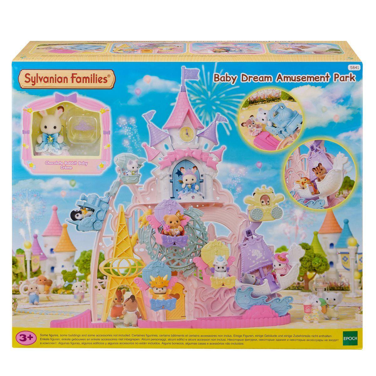 PARQUE DE ATRACCIONES CON FIGURA SYLVANIAN FAMILIES-2