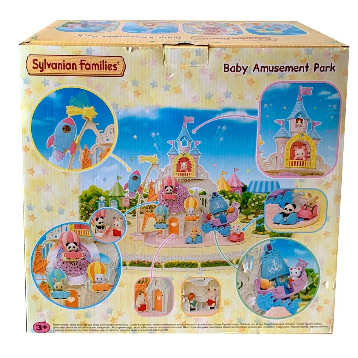 PARQUE DE ATRACCIONES CON FIGURA SYLVANIAN FAMILIES-3