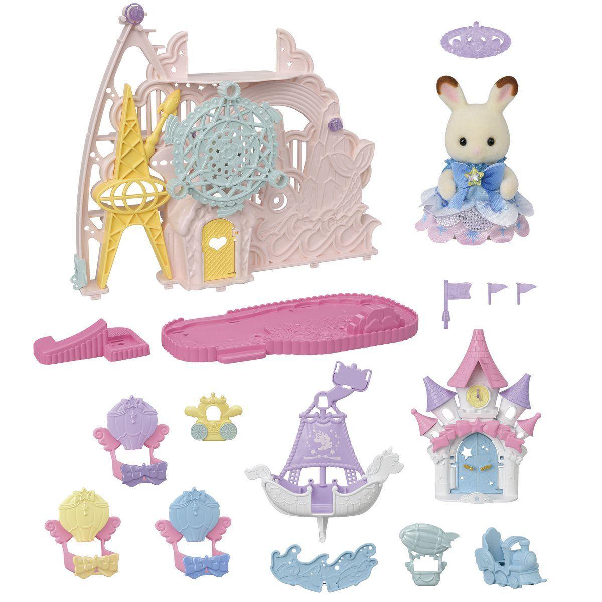 PARQUE DE ATRACCIONES CON FIGURA SYLVANIAN FAMILIES-4