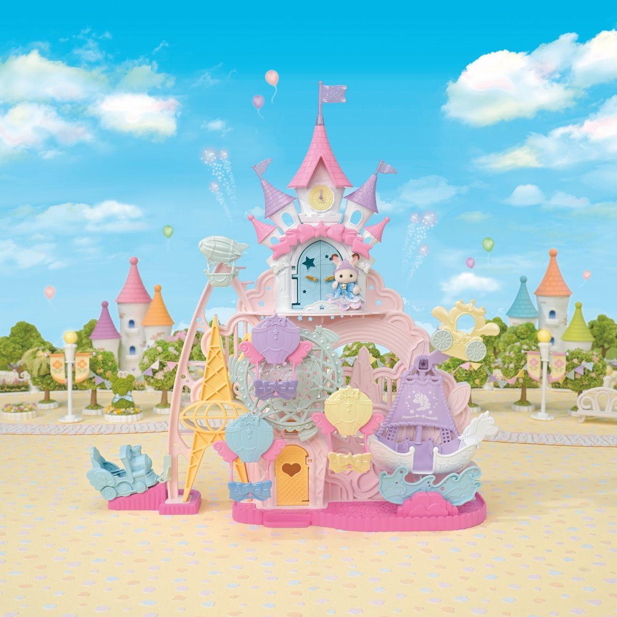 PARQUE DE ATRACCIONES CON FIGURA SYLVANIAN FAMILIES-5