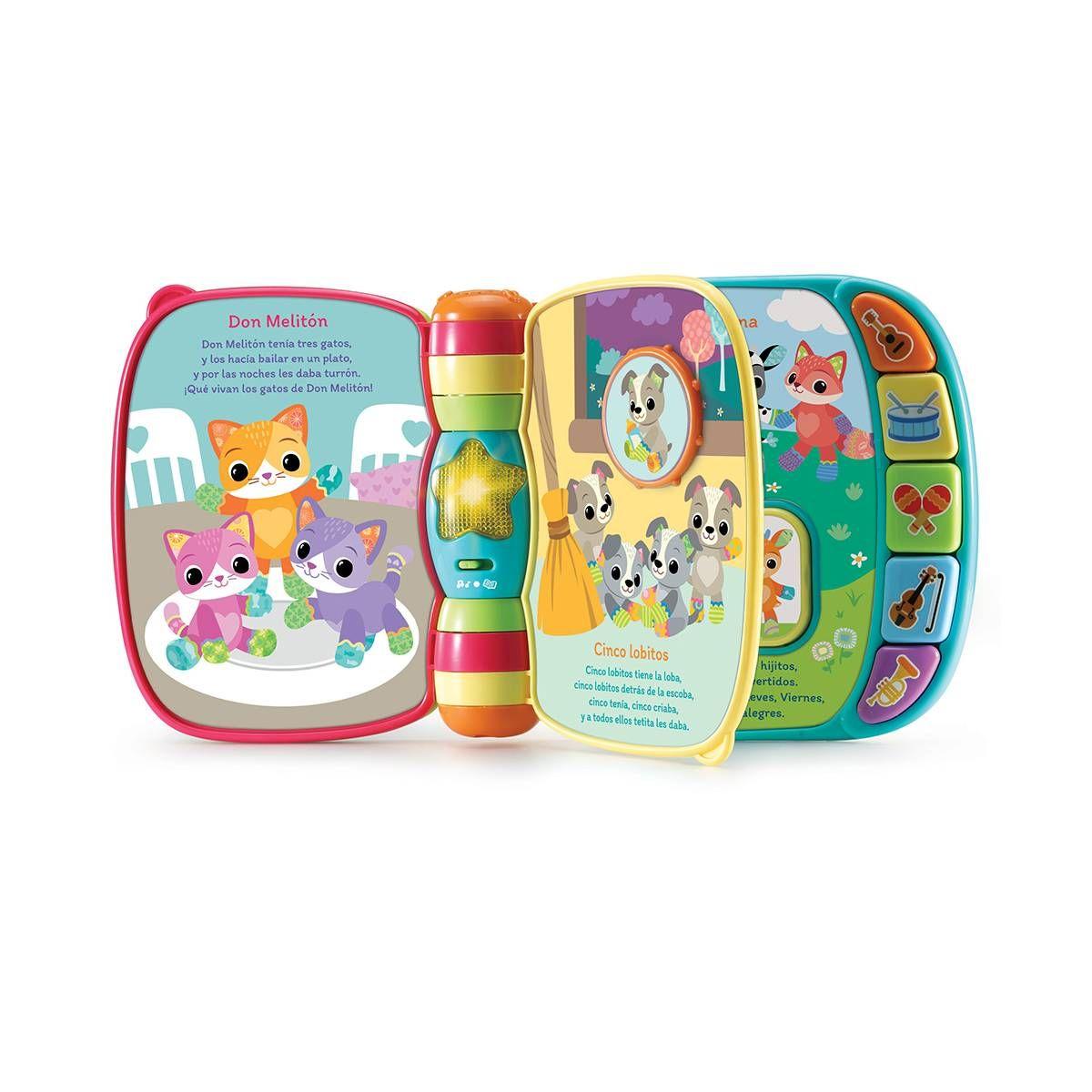 PRIMERAS CANCIONES LIBRO INTERACTIVO PARA BEBES VTECH-3