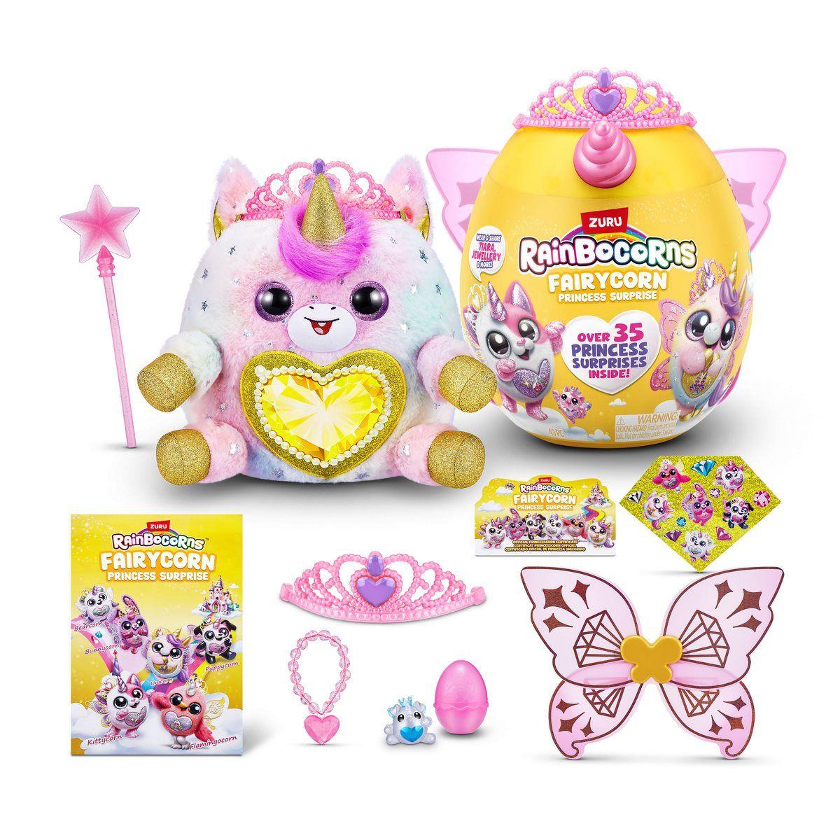 HUEVO SORPRESA PRINCESA  RAINBOCORN ZURU - ROSADO-3