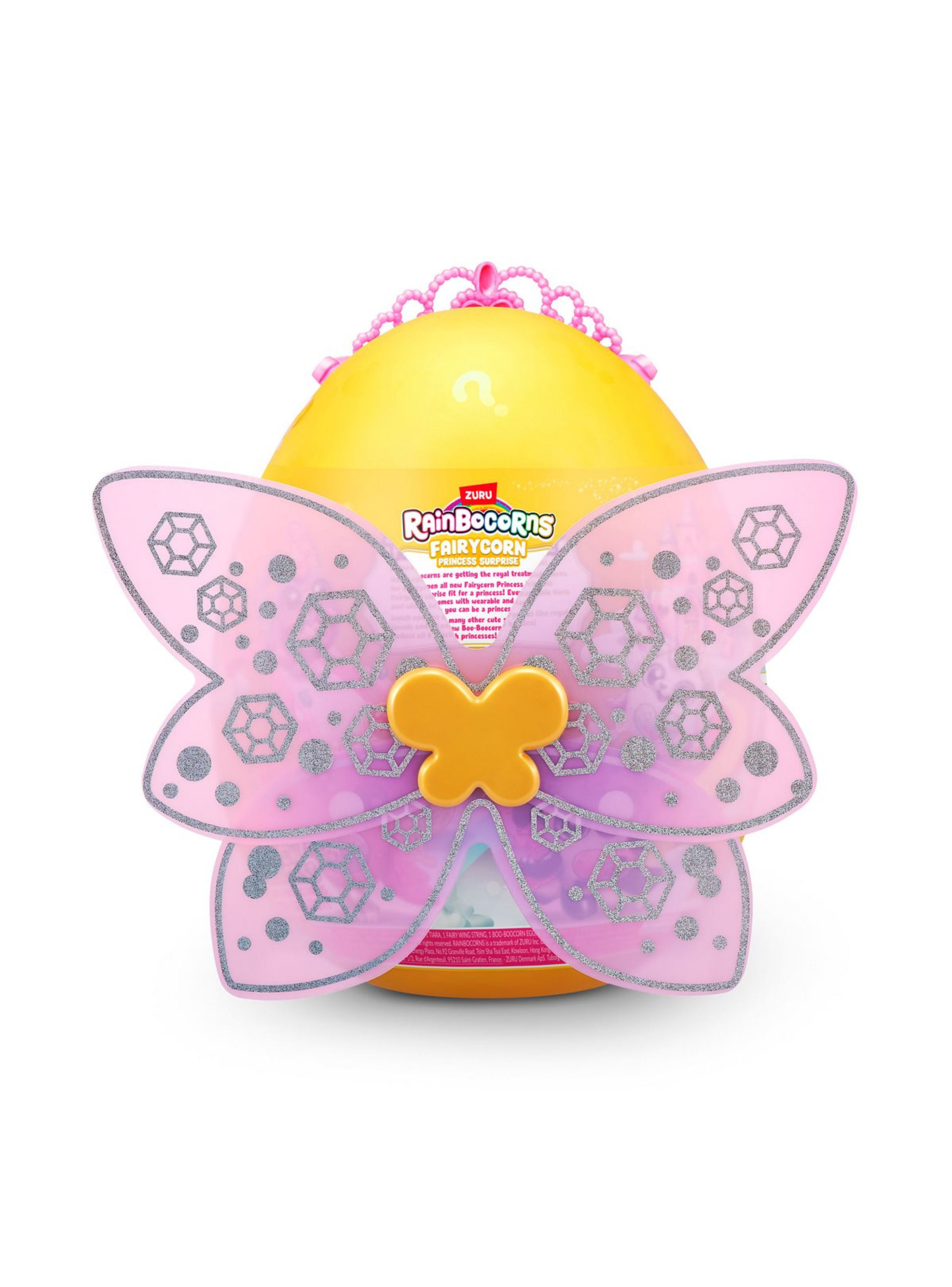 Huevo sorpresa RAINBOCORNS colección princesa rosado-2