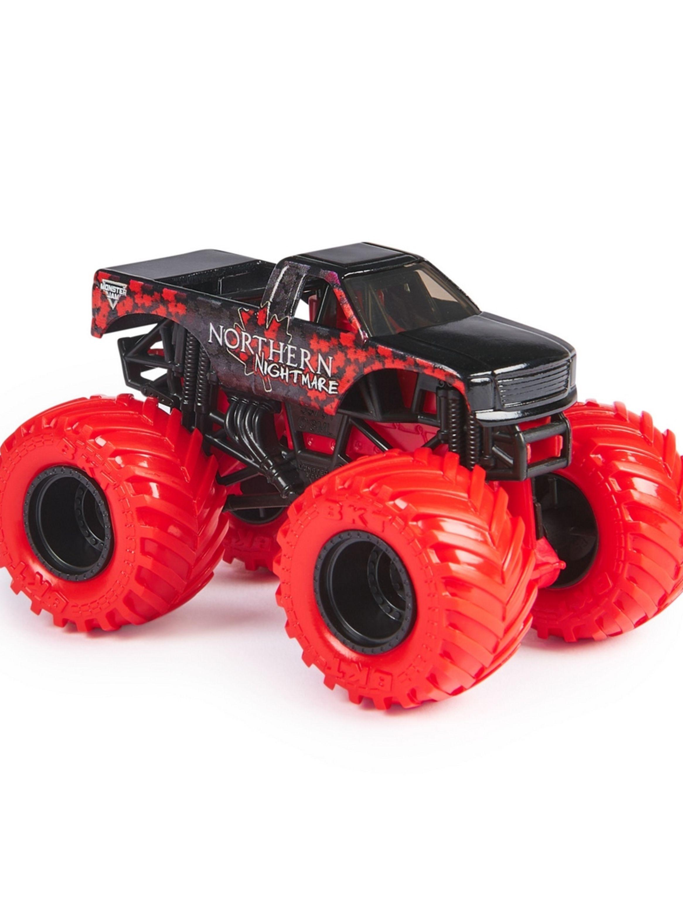 Vehículo Monster Jam 1:64 Northern Nightmare metálico-0