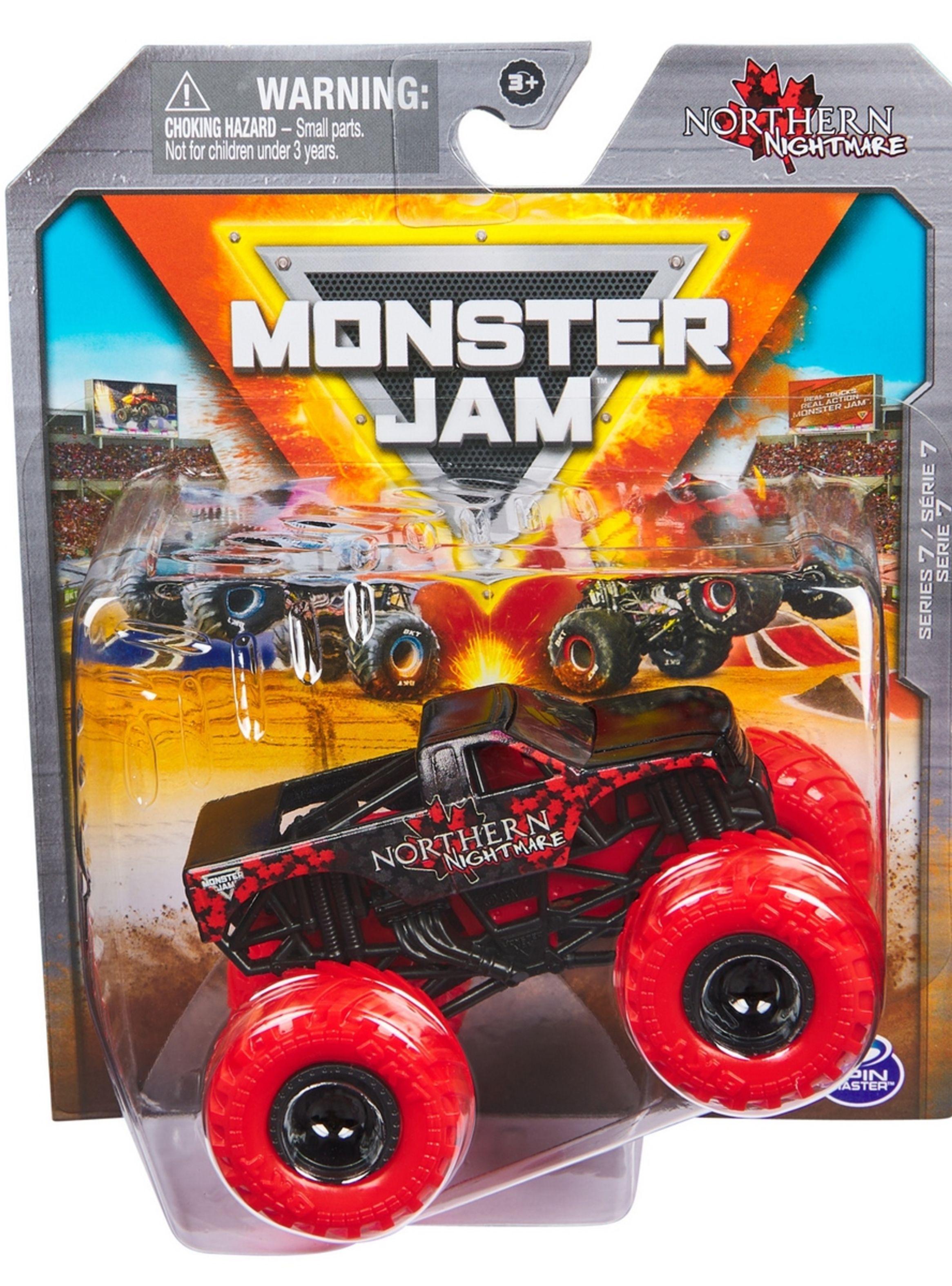 Vehículo Monster Jam 1:64 Northern Nightmare metálico-2