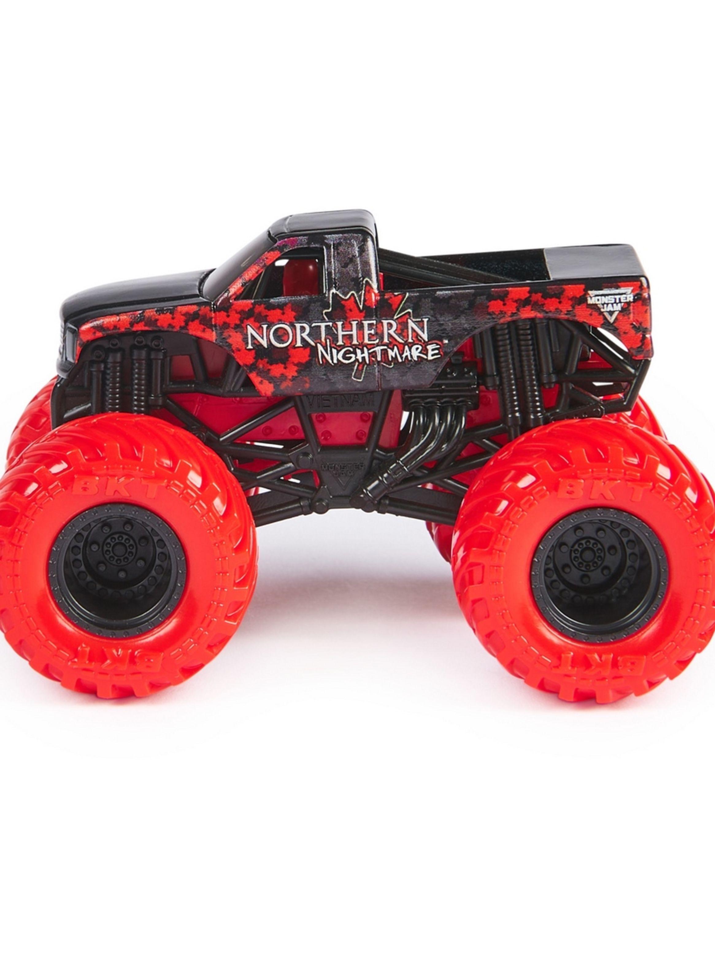 Vehículo Monster Jam 1:64 Northern Nightmare metálico-3