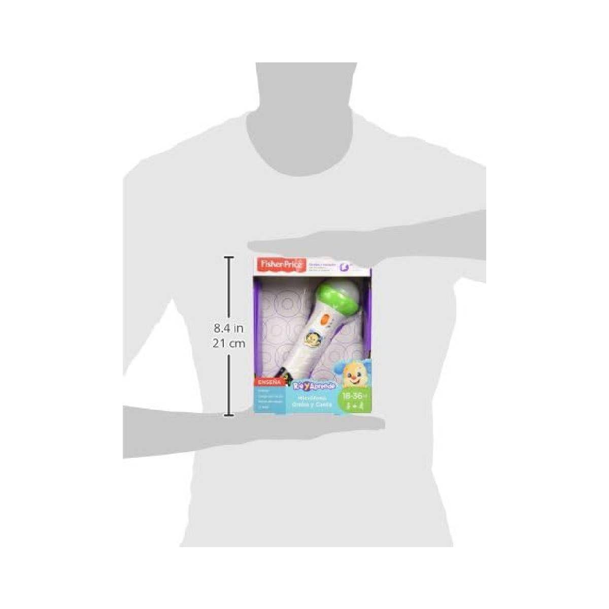 Fisher Price Ríe Y Aprende Micrófono Graba Y Canta-3