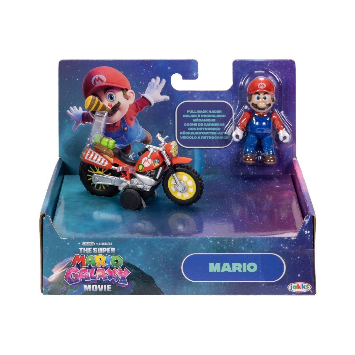MOTO CON FIGURA 6 CM NINTENDO PELICULA - MARIO-2