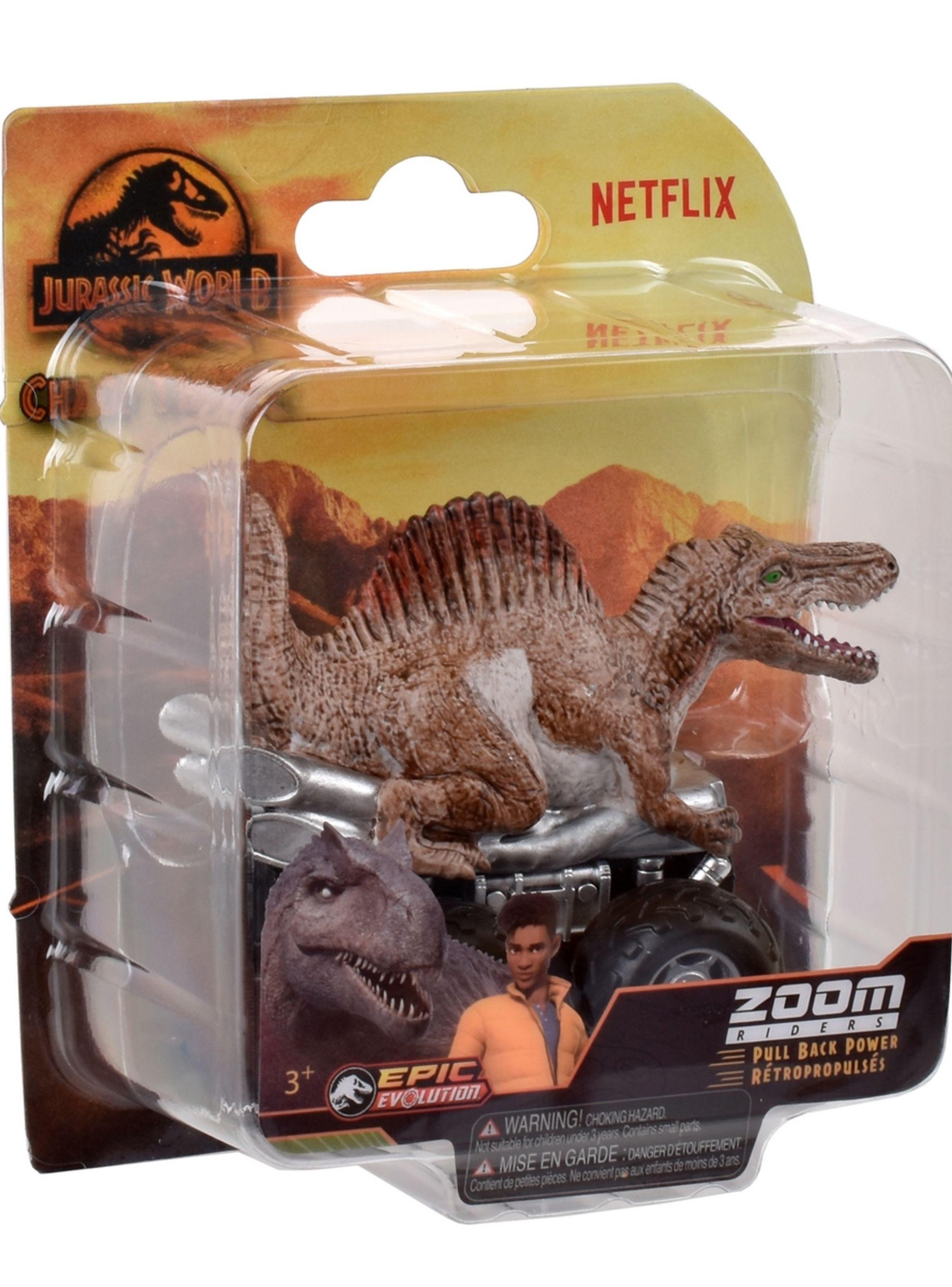 DINOSAURIO VEHÍCULO PULLBACK JURASSIC WORLD - SPINOSAURUS-4