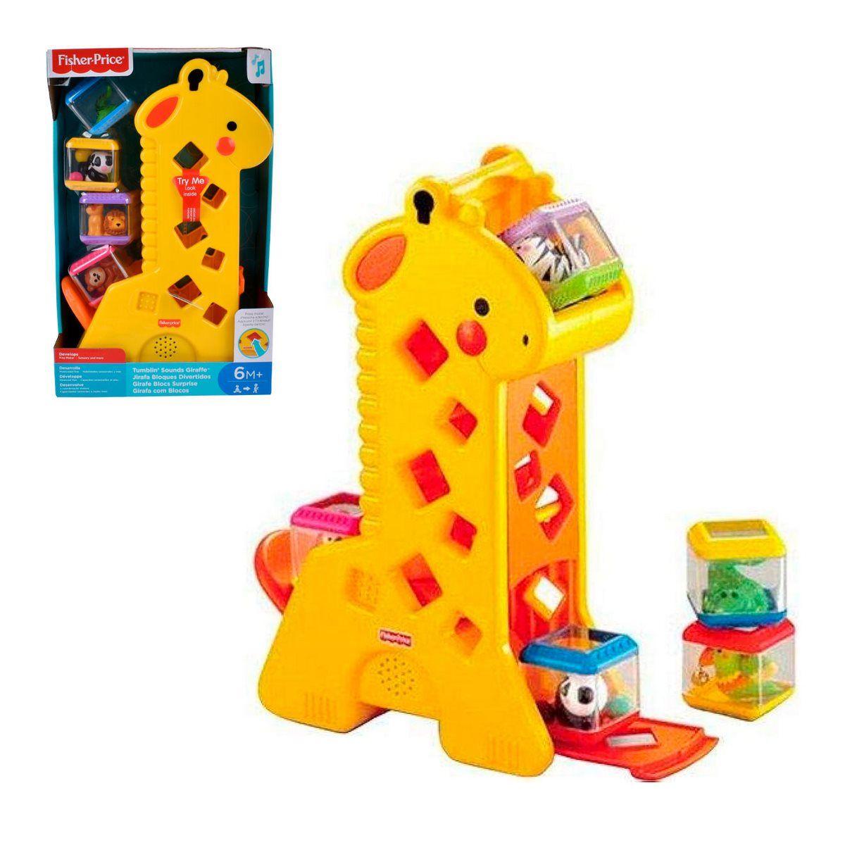 FISHER-PRICE PEEK-A-BLOCKS JIRAFA-1