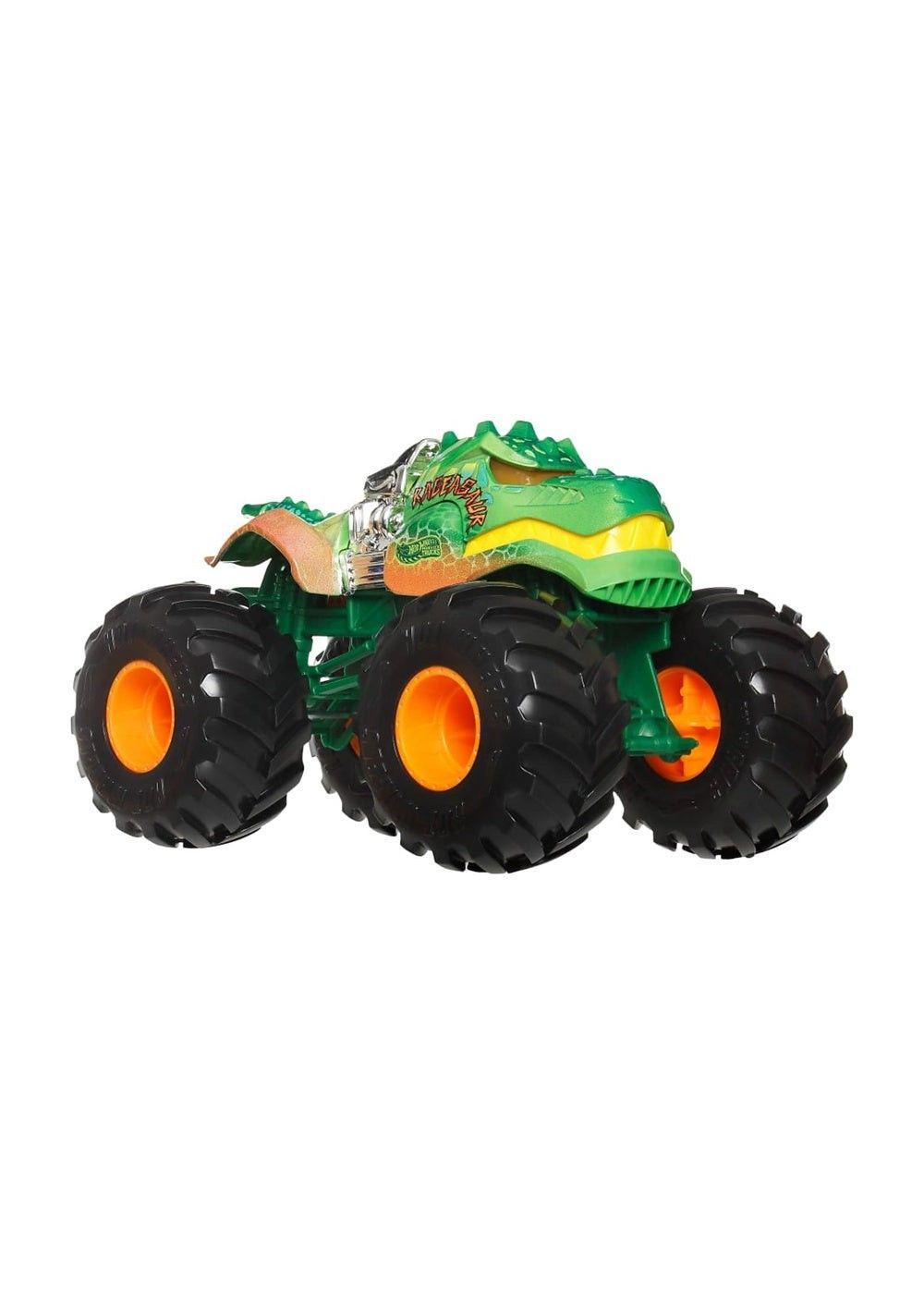HOT WHEELS MONSTER TRUCKS ESCALA 1:24 - RAGEASAUR-2