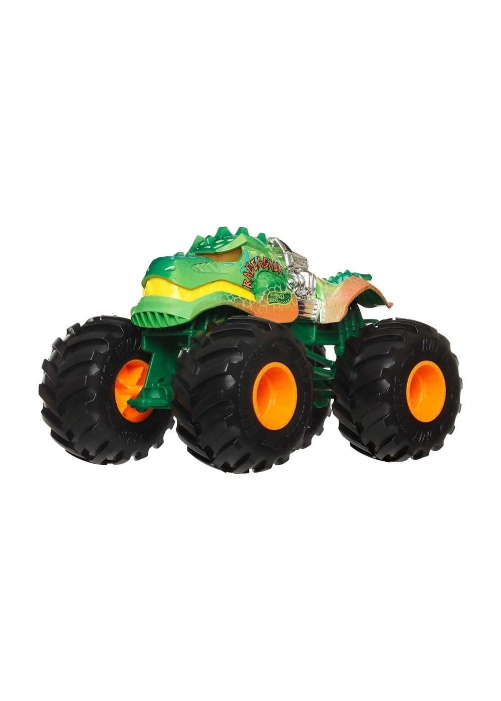 HOT WHEELS MONSTER TRUCKS ESCALA 1:24 - RAGEASAUR-3