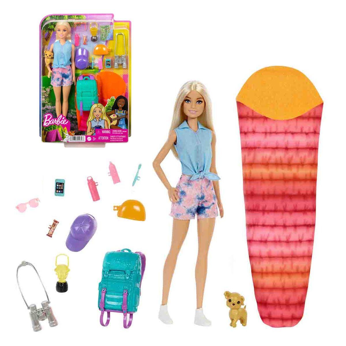 Barbie Dha Barbie Malibu Día De Campamento-0